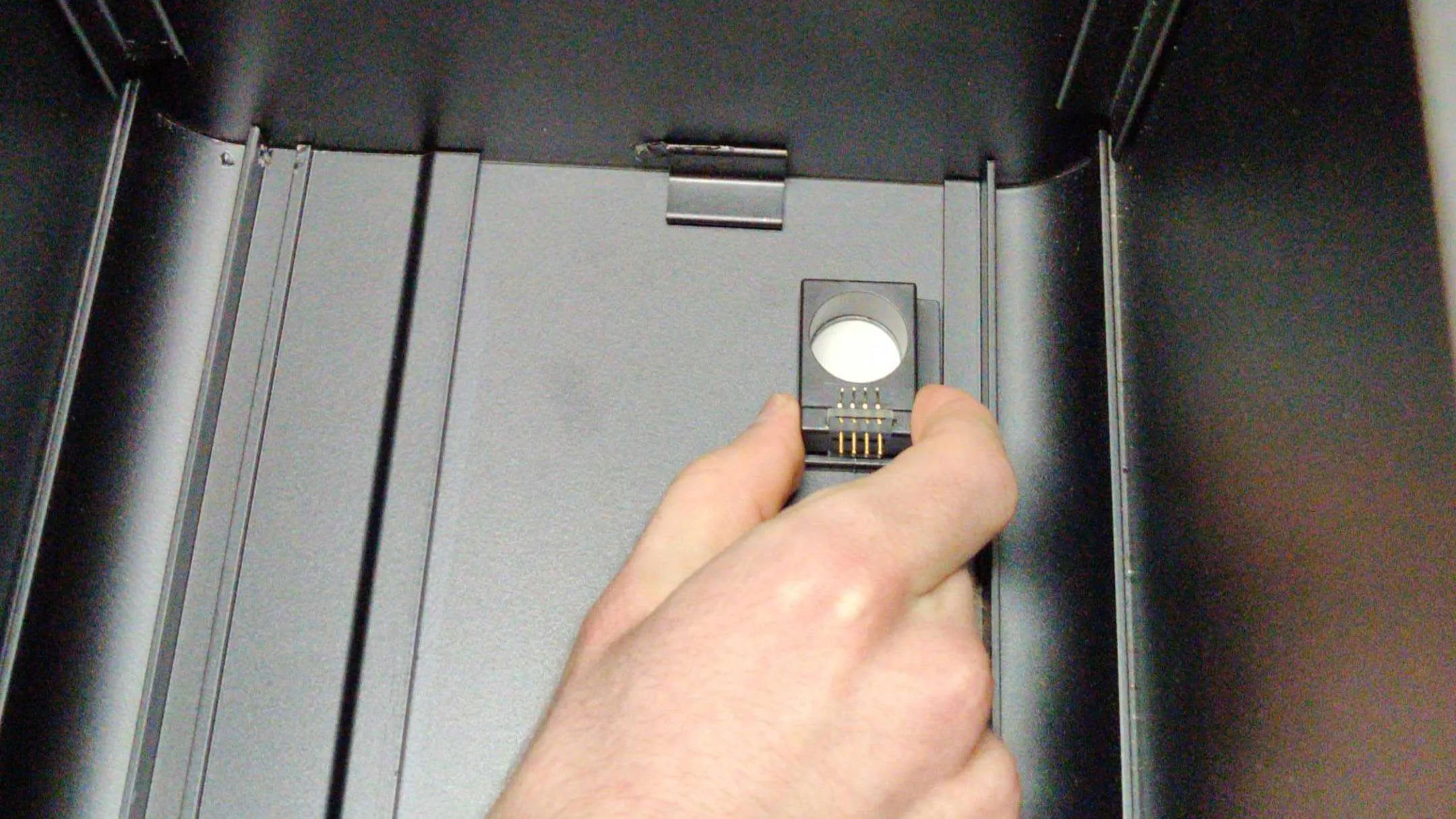 Power button bracket