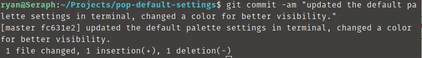 Commit Made