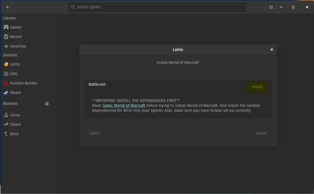 Lutris Installer