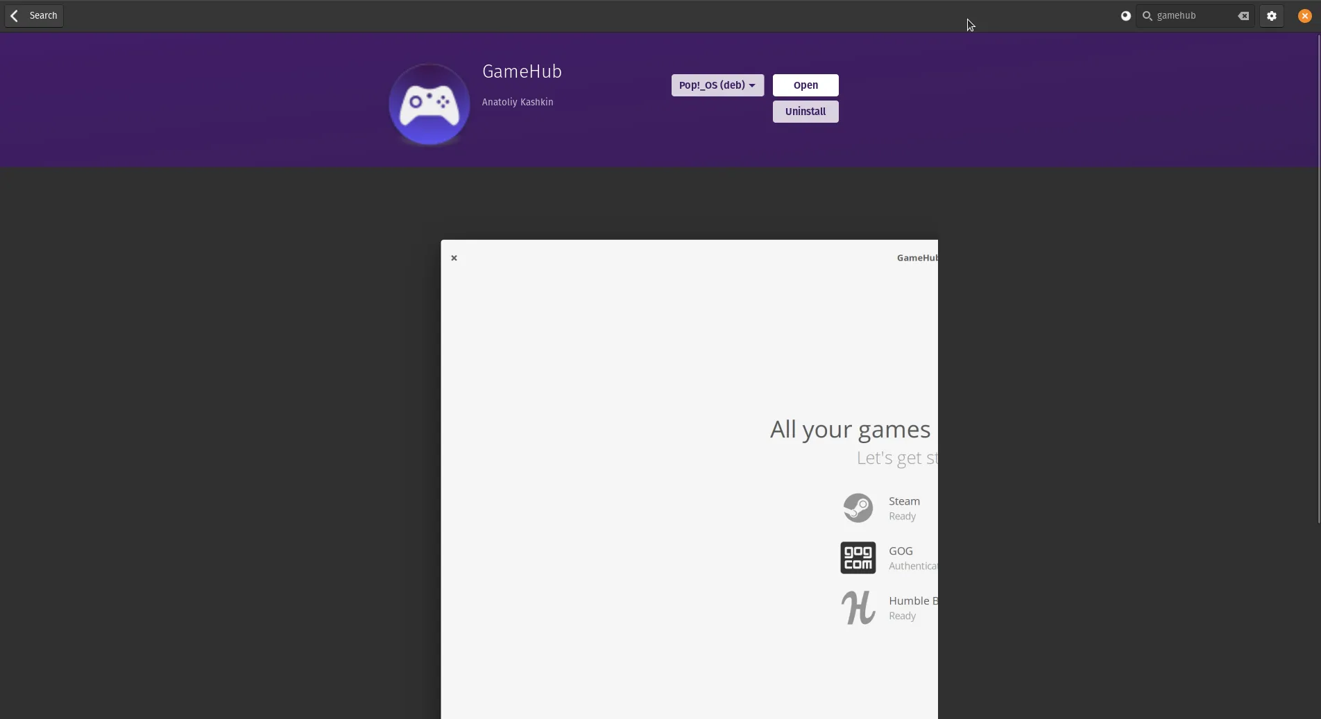 Pop!_Shop GameHub