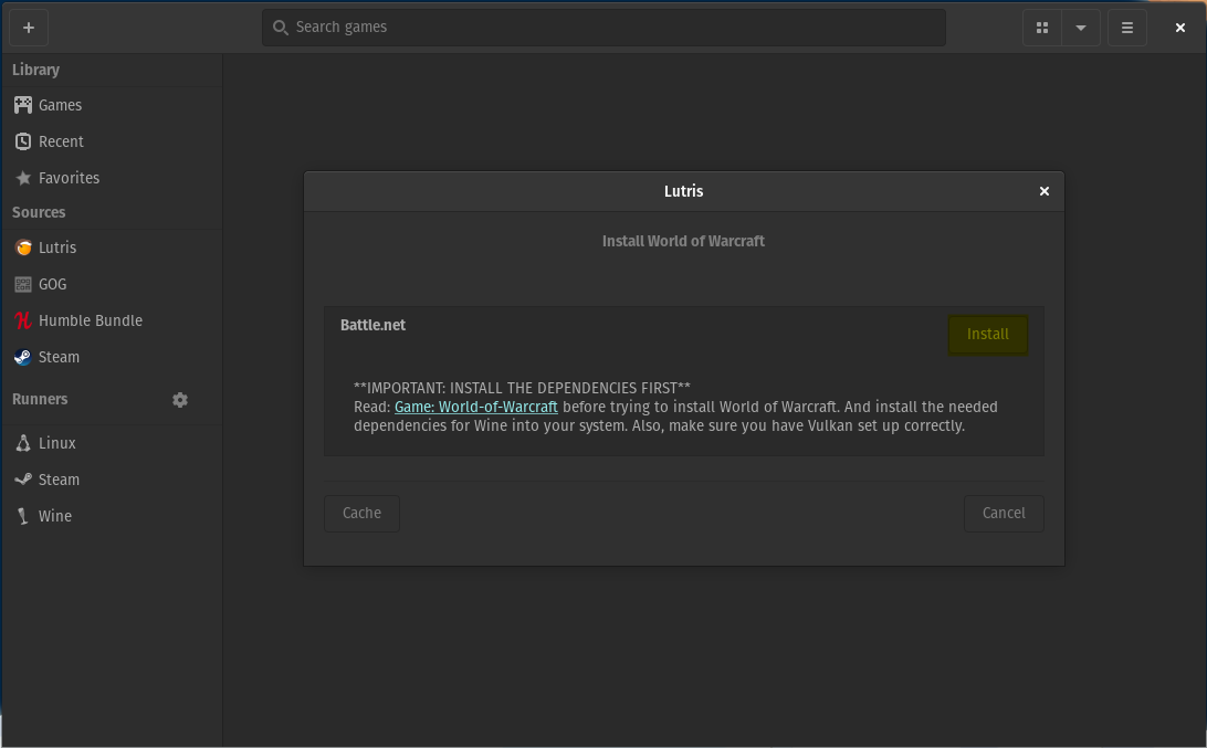 Lutris Installer