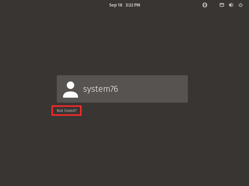 Login Screen
