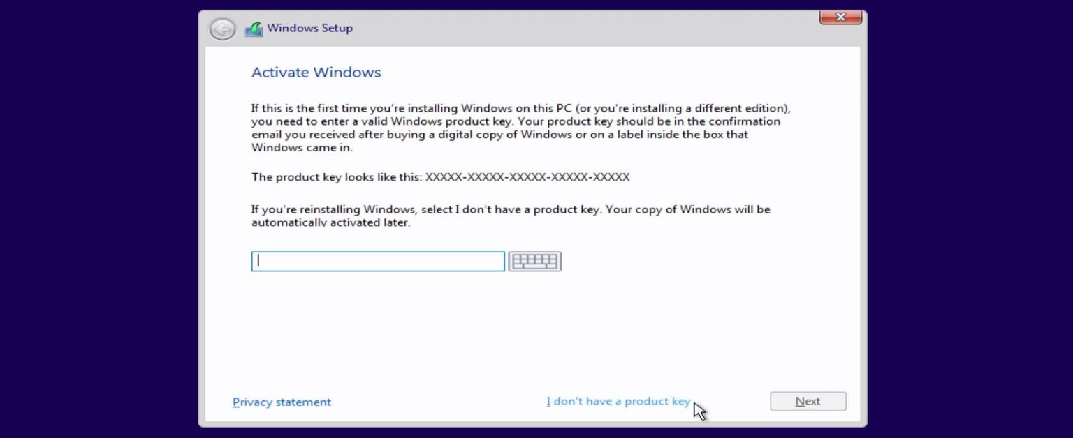 Windows activation
