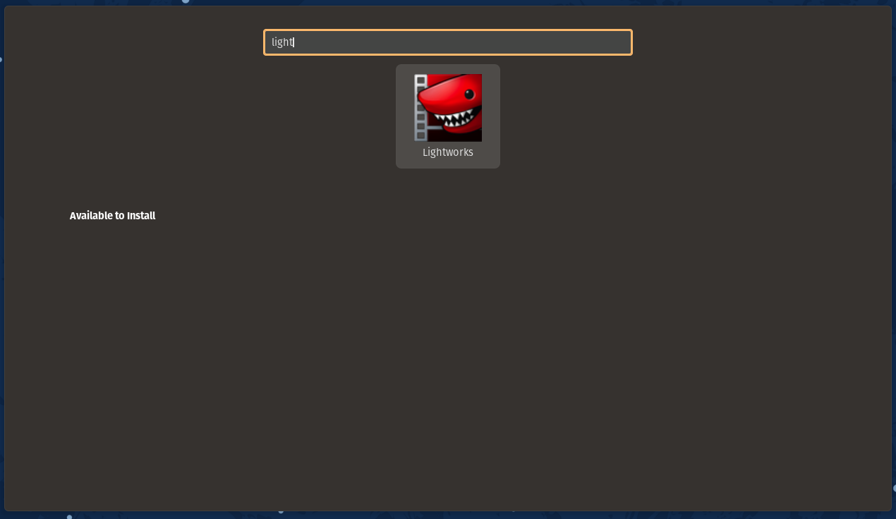 Application Menu