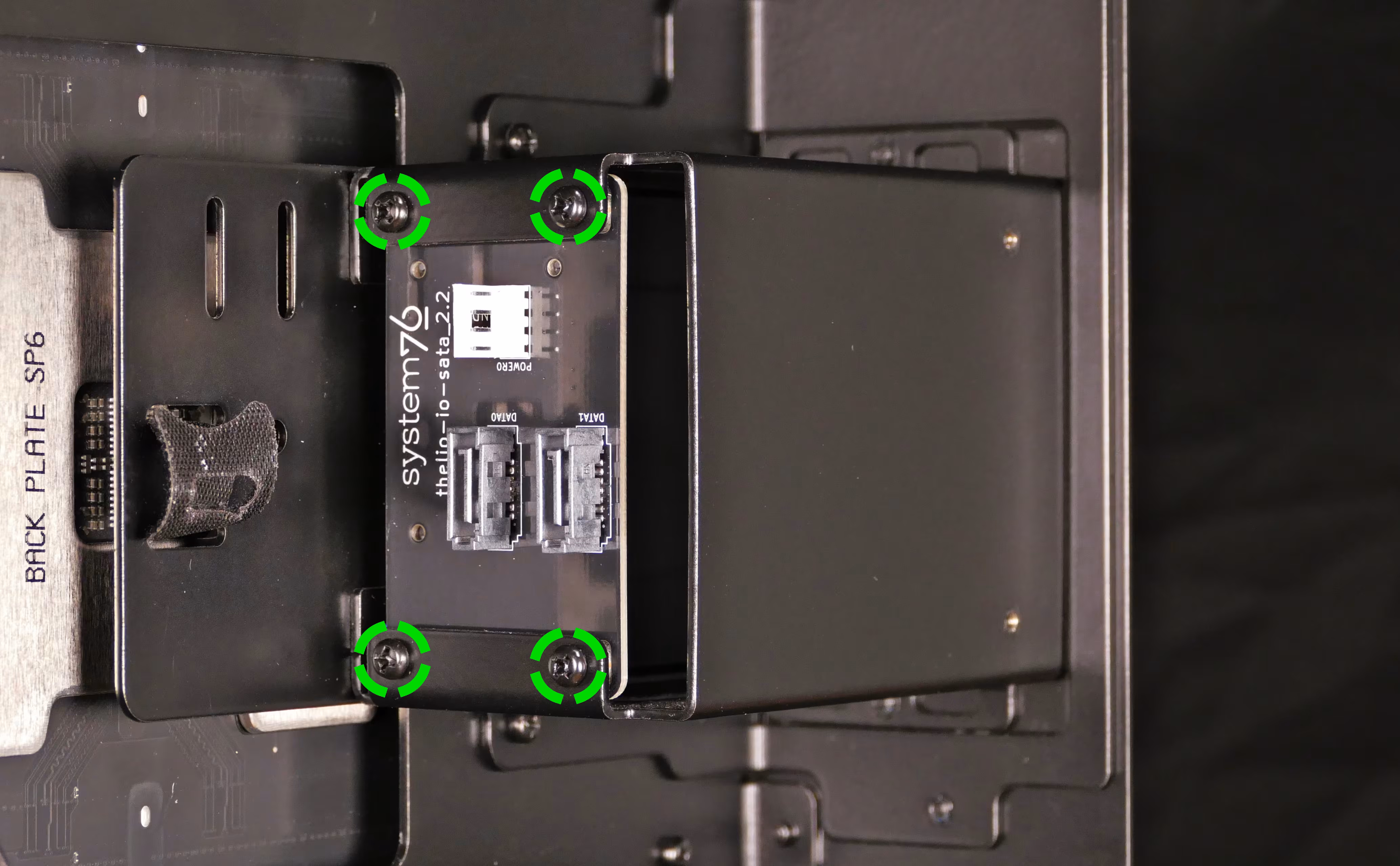 2.5” bay backplate (back cage)