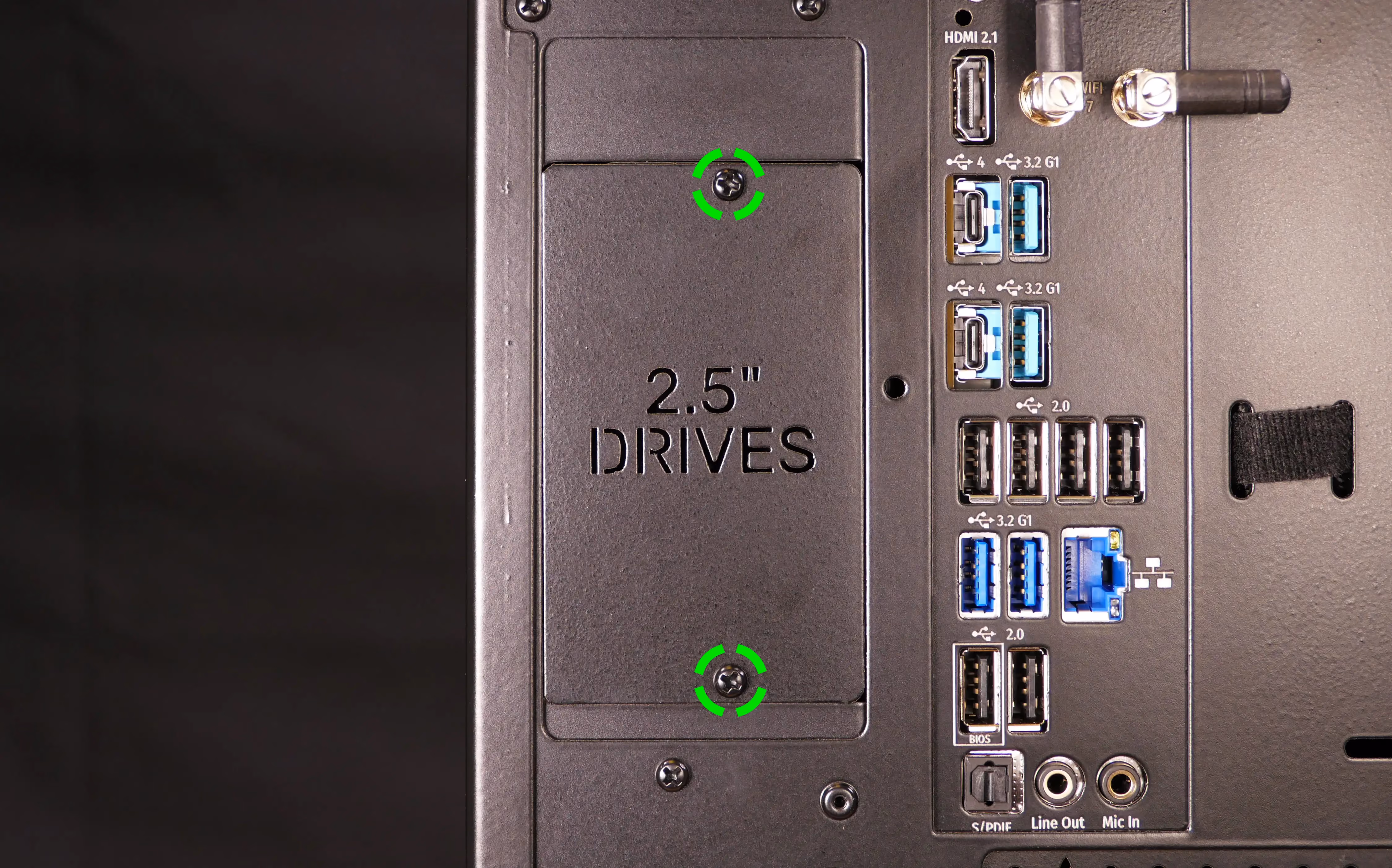 2.5” drive cover