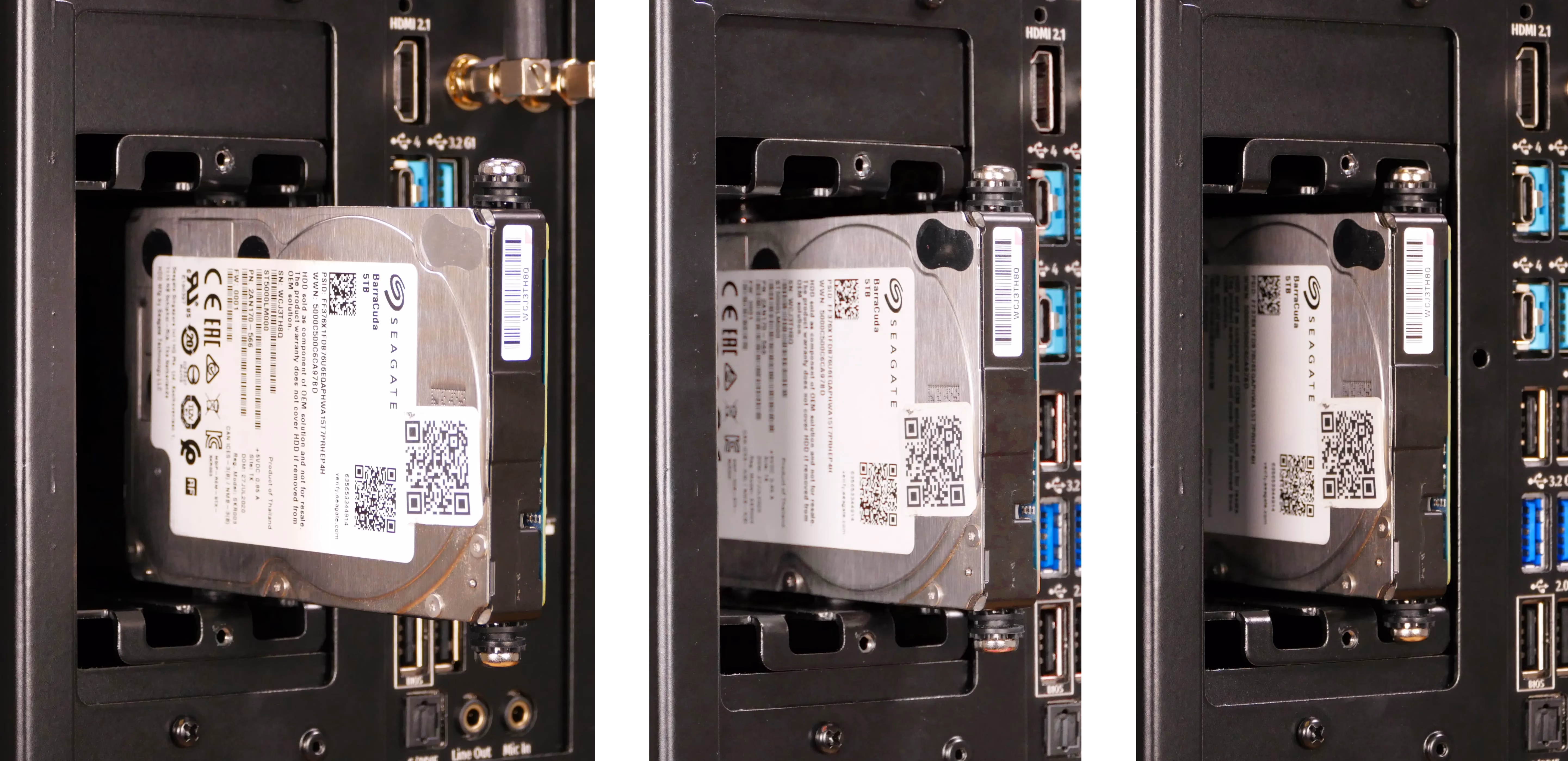 2.5” drive installation