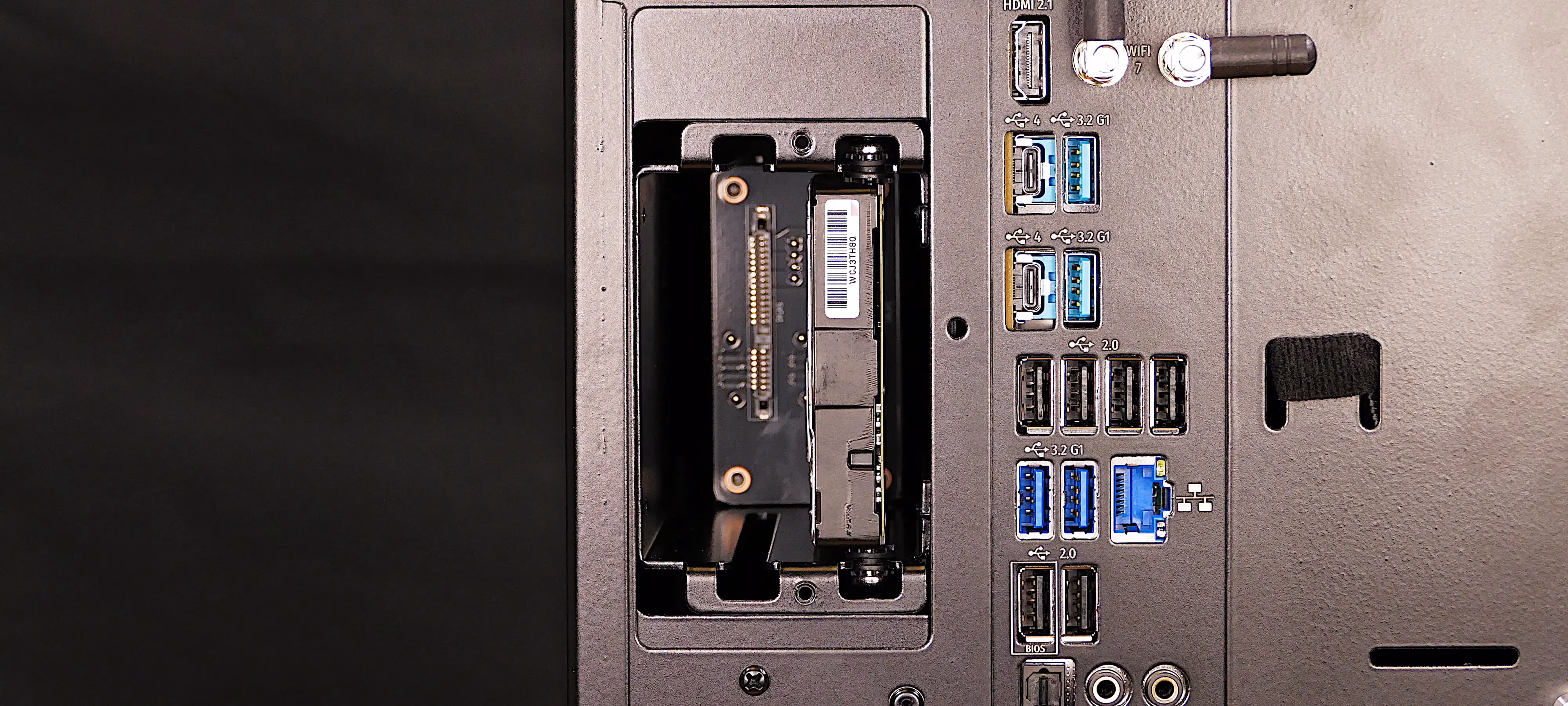 2.5” drive (installed)