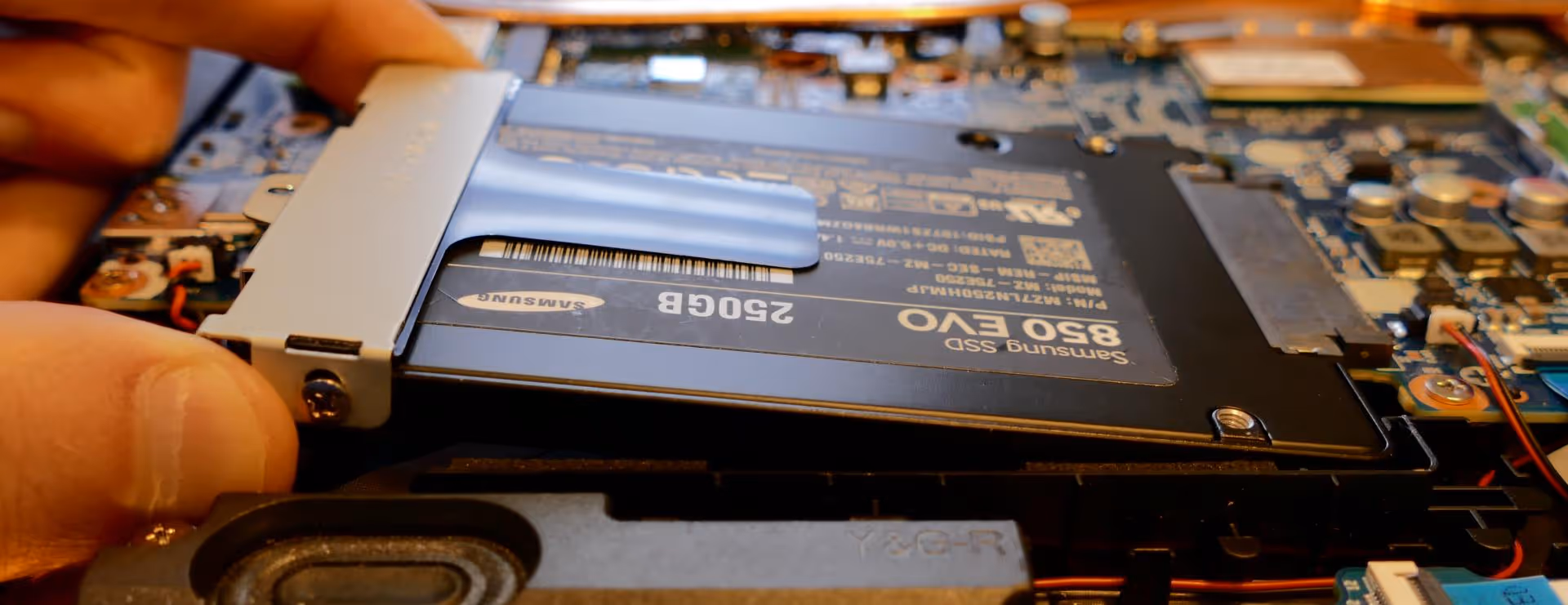 2.5” drive removal