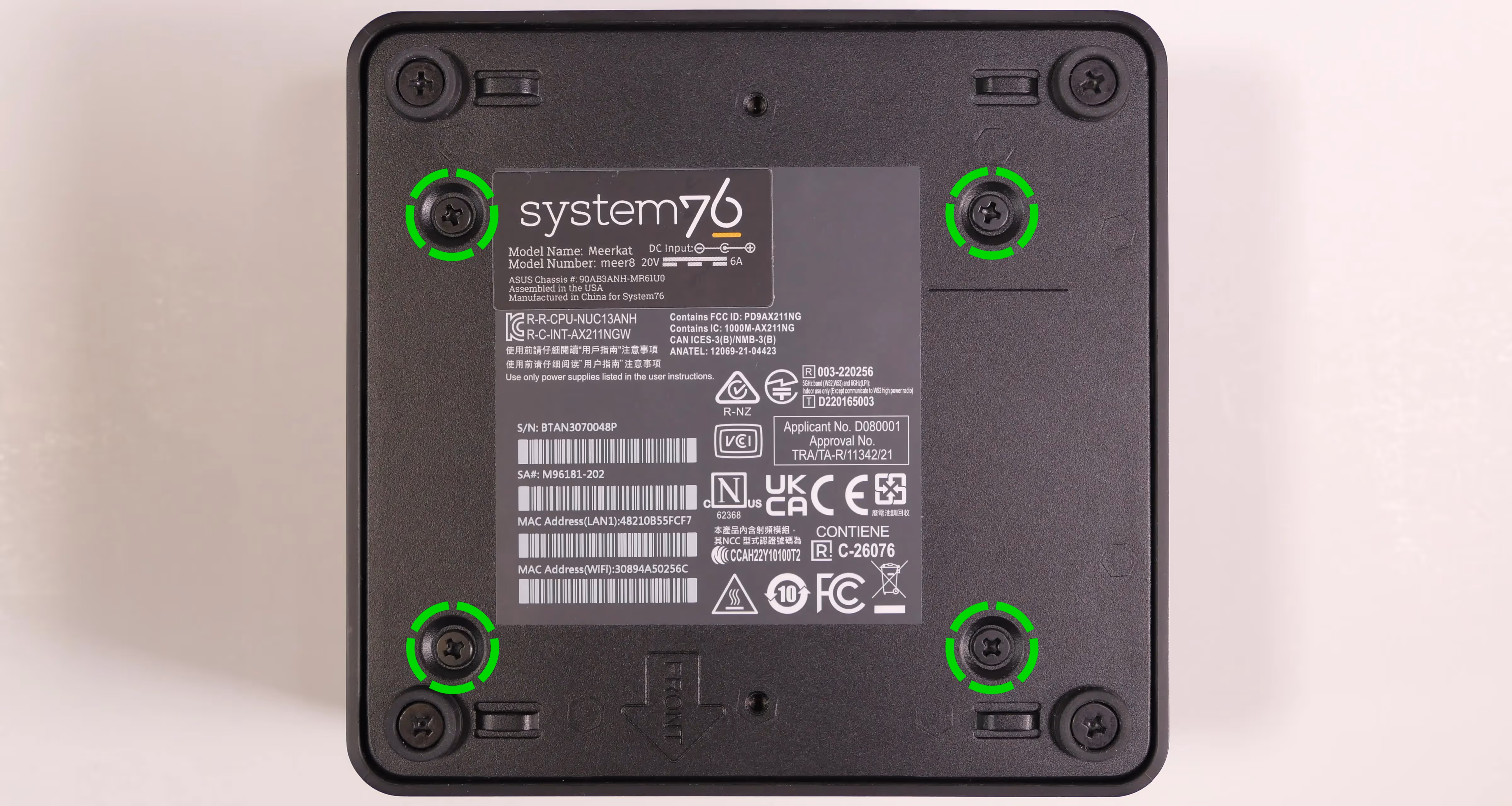 2.5” drive screws