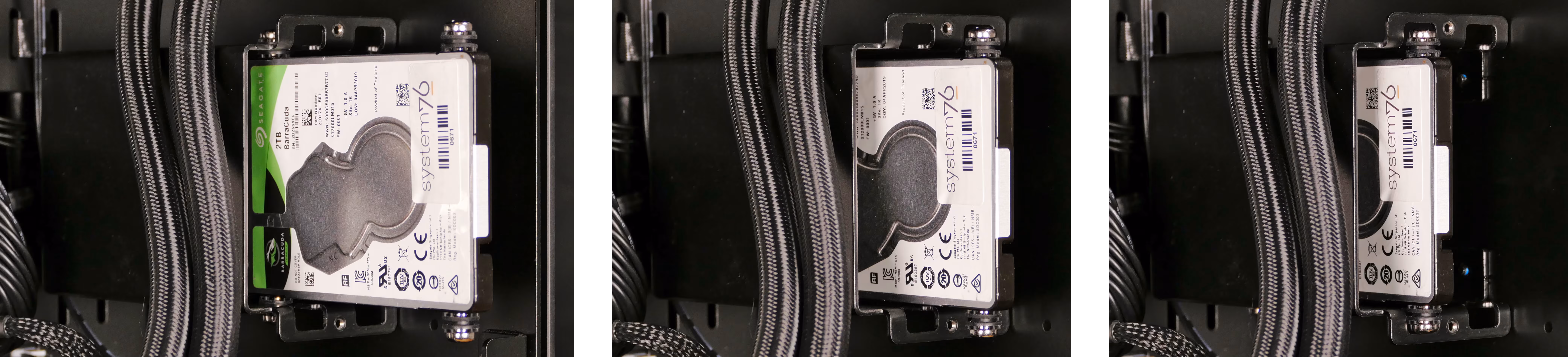 2.5” drive installation