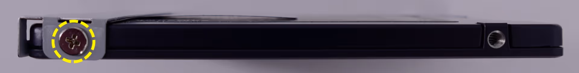 2.5” drive side screw
