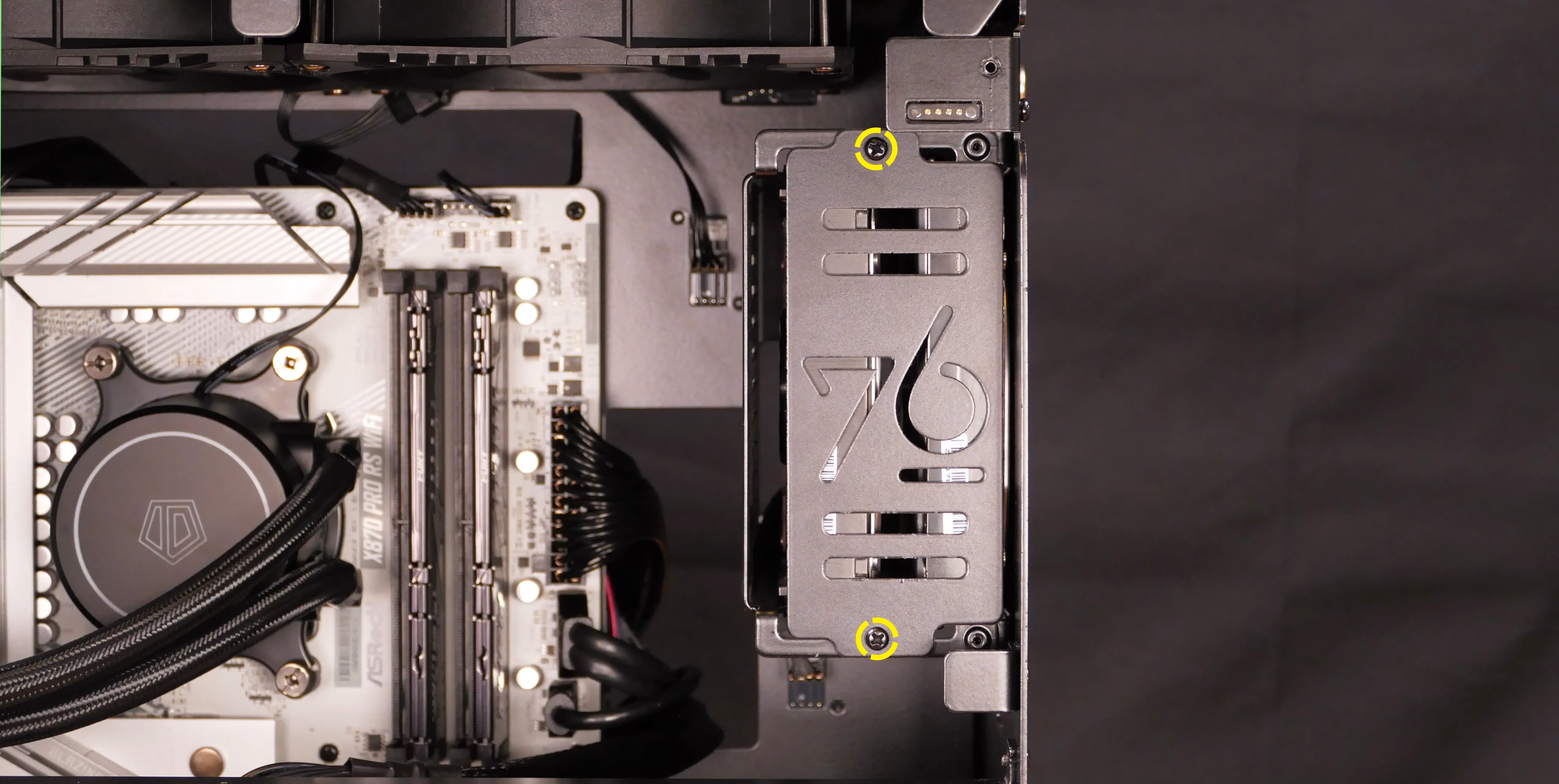 3.5” drive cage cover