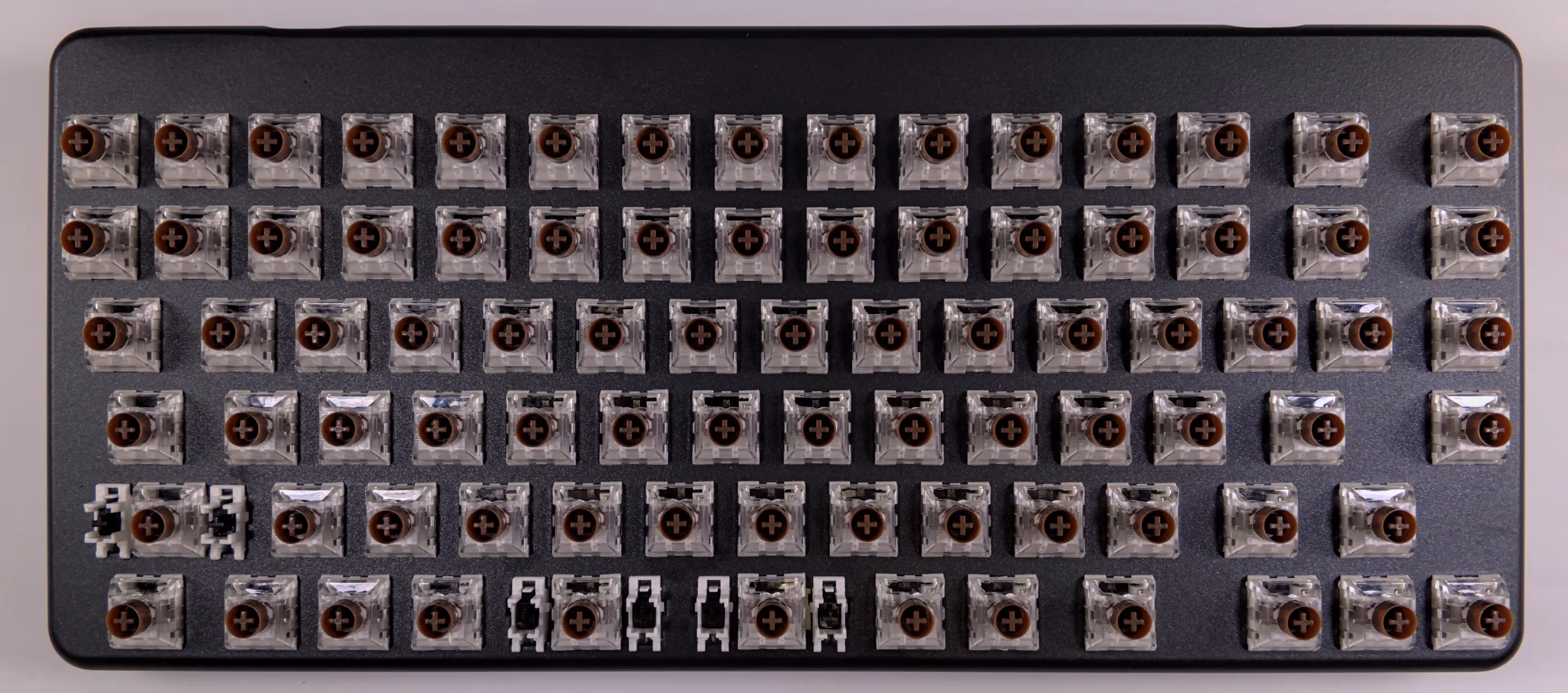 Launch with all keycaps removed
