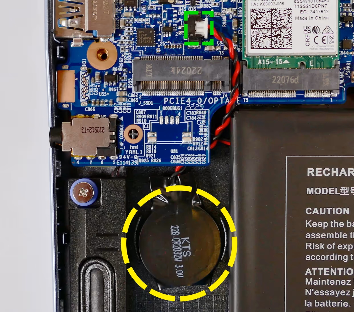 CMOS battery