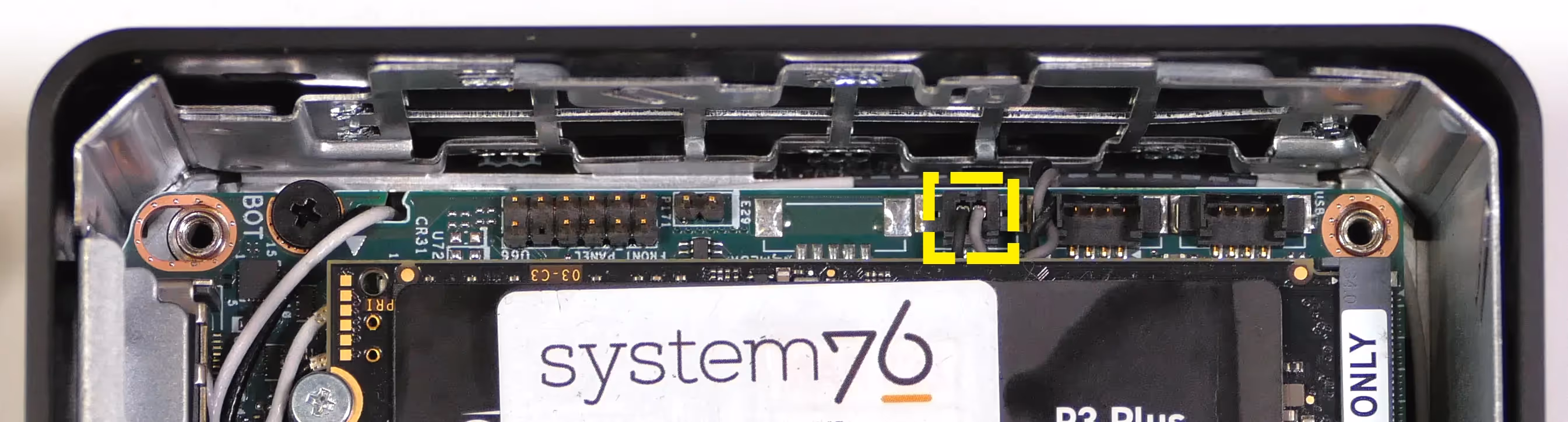 CMOS battery connector