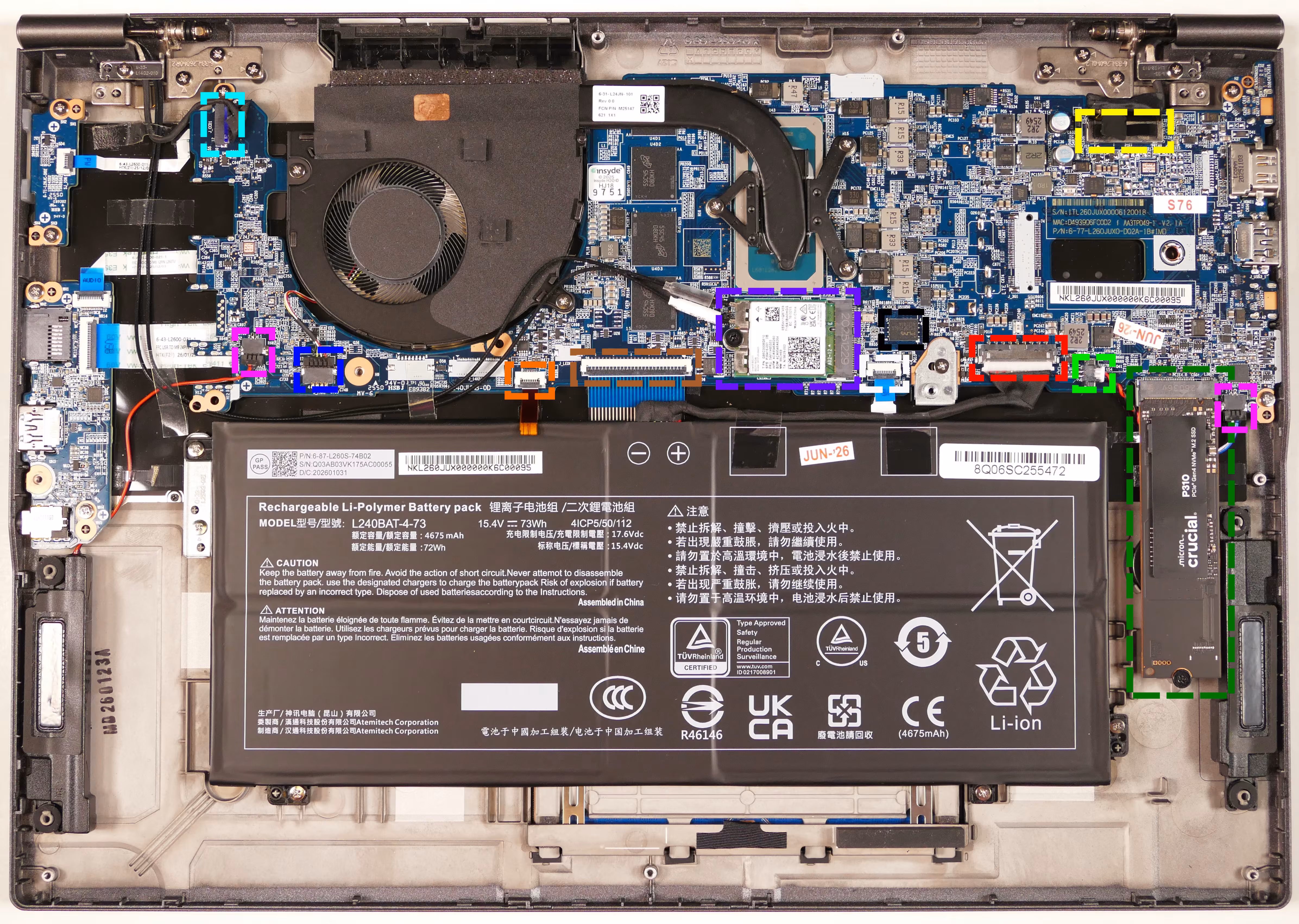Internal Components (16”)
