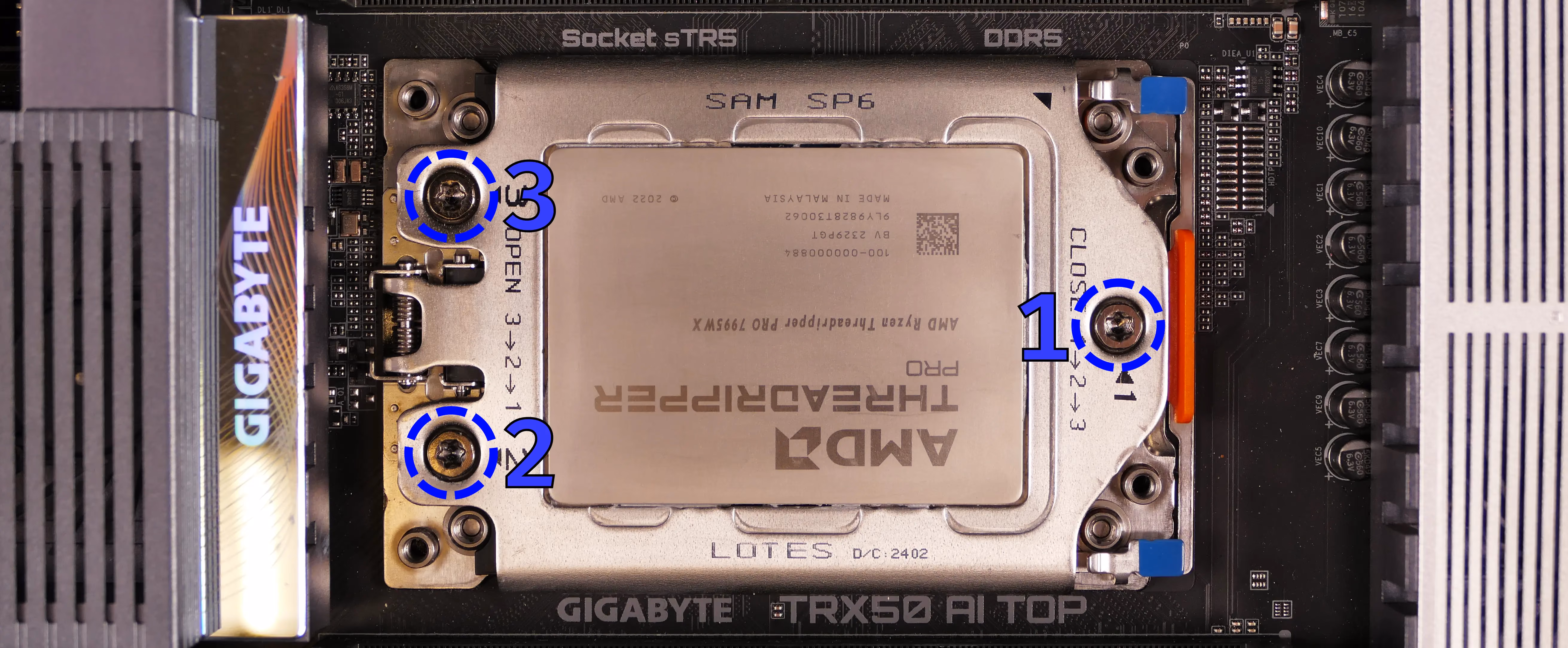CPU Torx screws