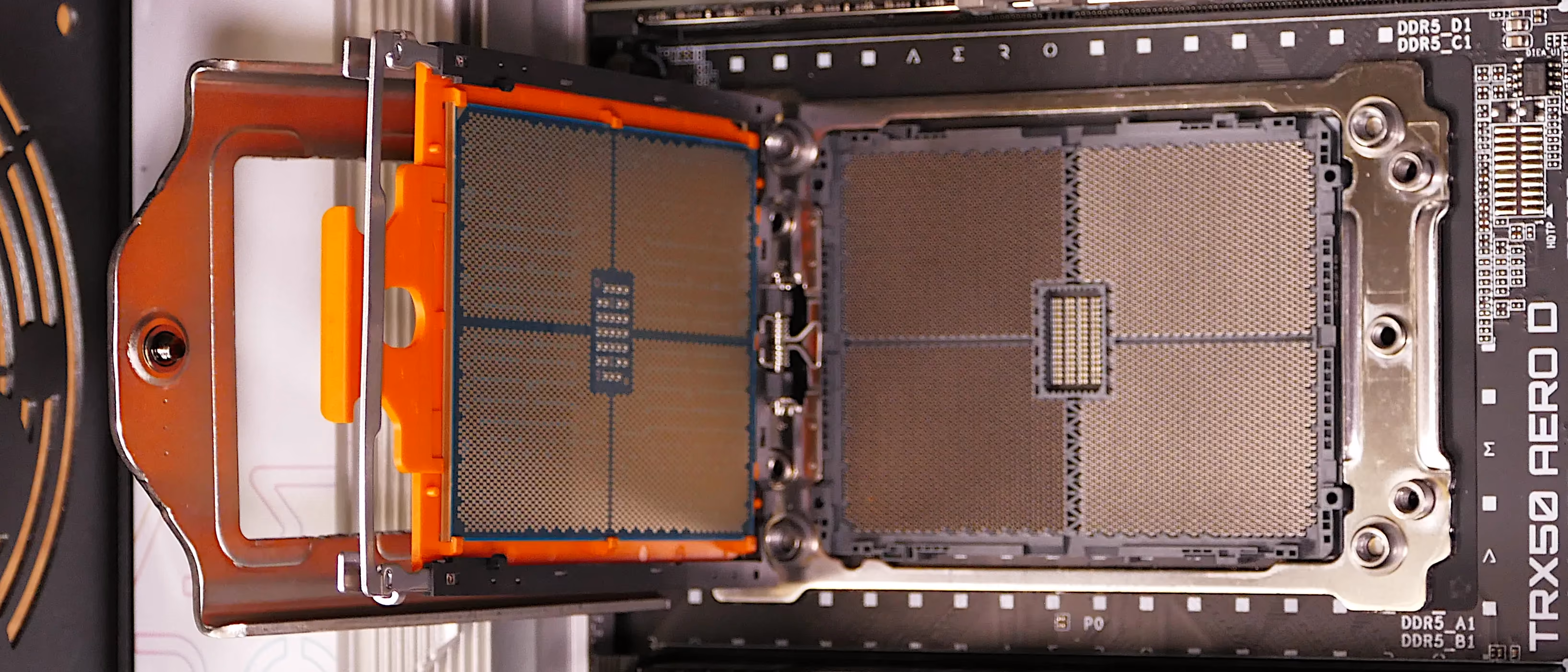 CPU carrier frame (raised)