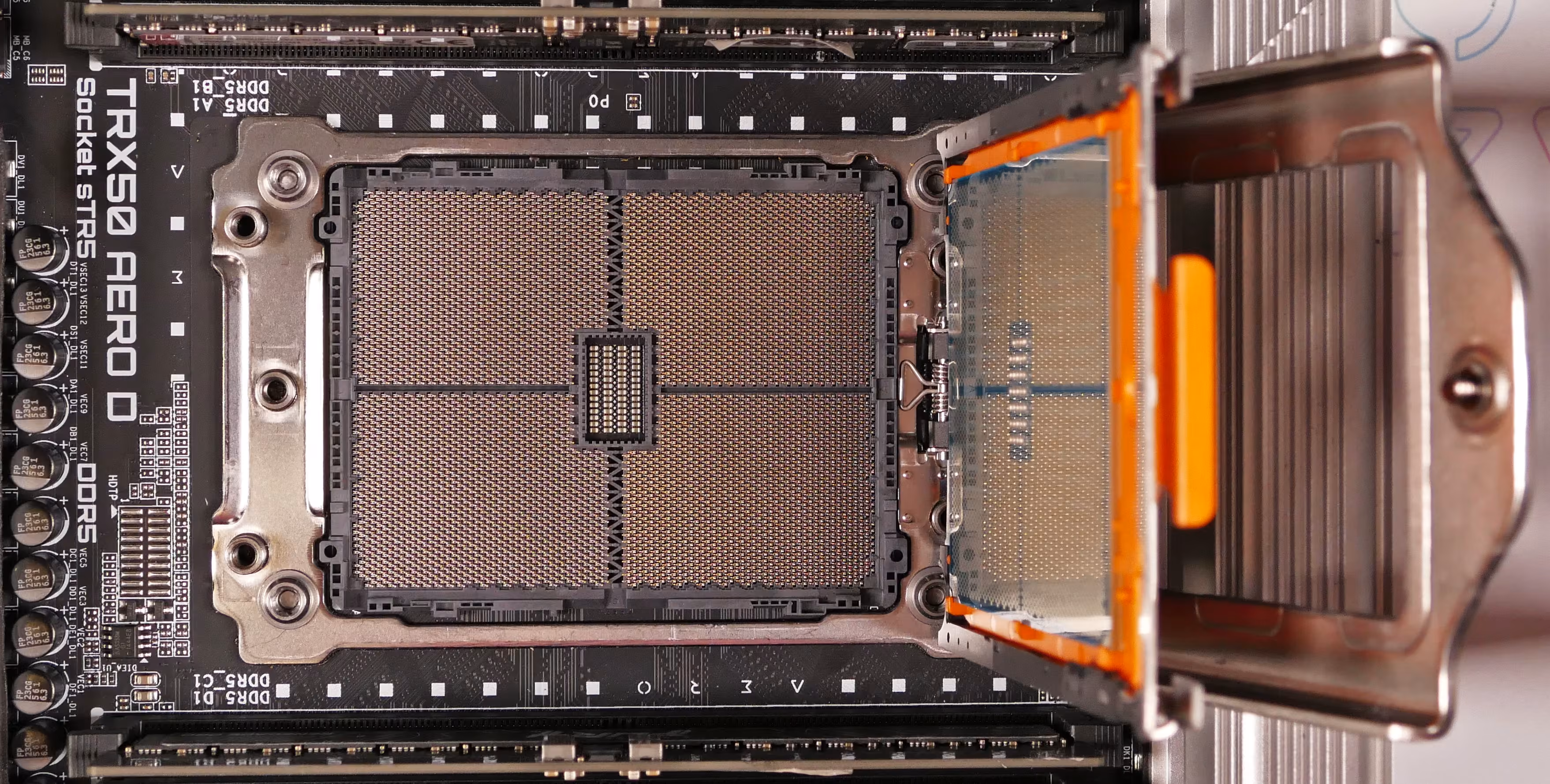 CPU carrier frame (raised)