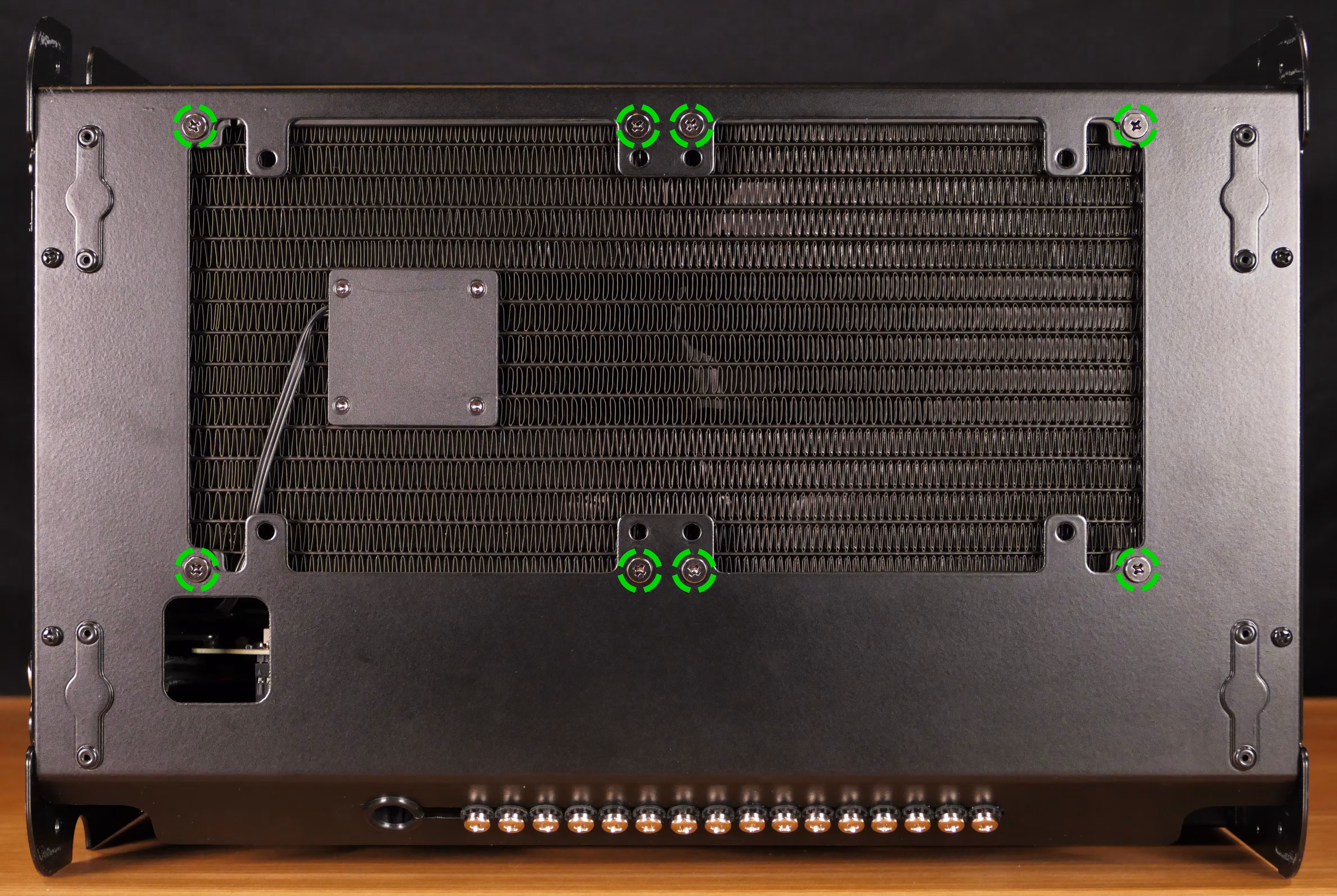 CPU cooler radiator screws