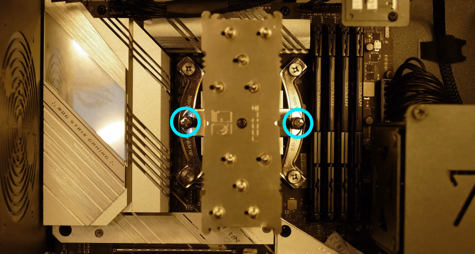 CPU cooler screws