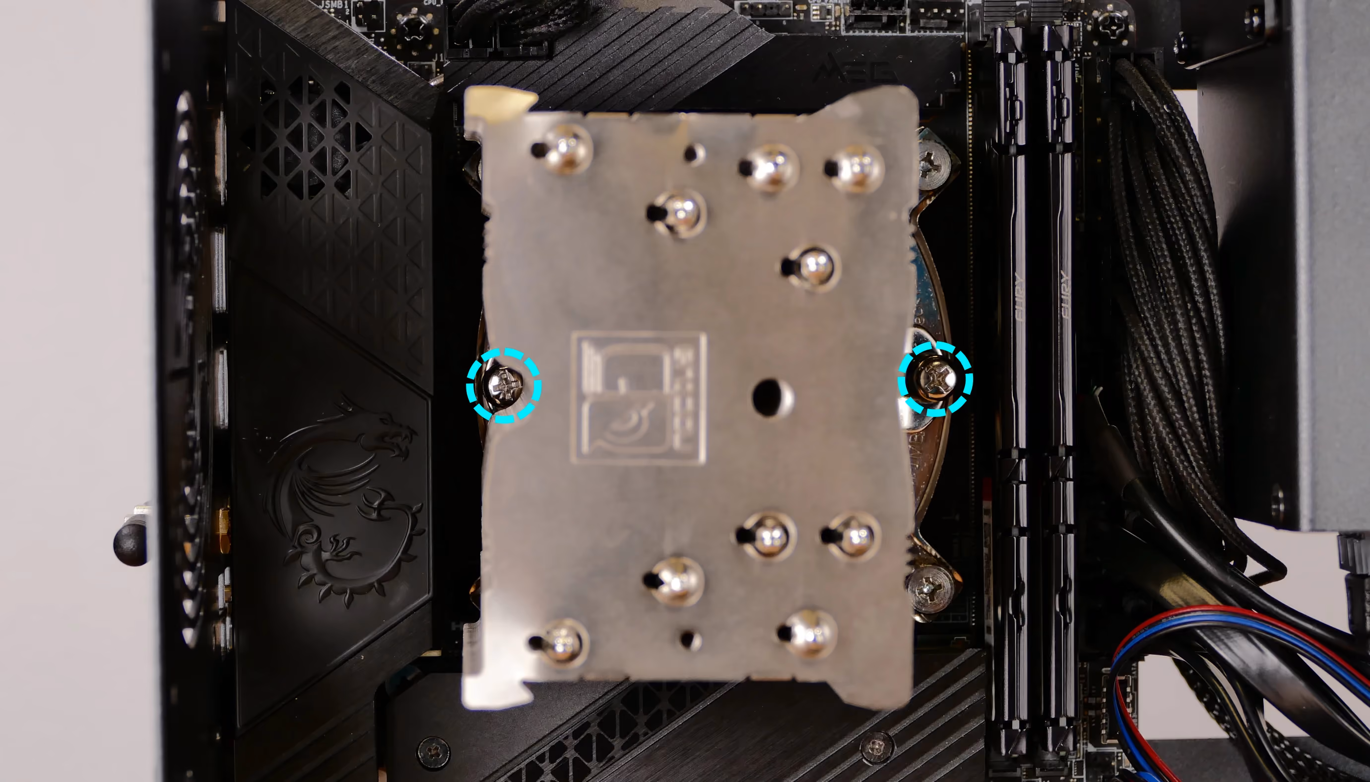 CPU cooler screws