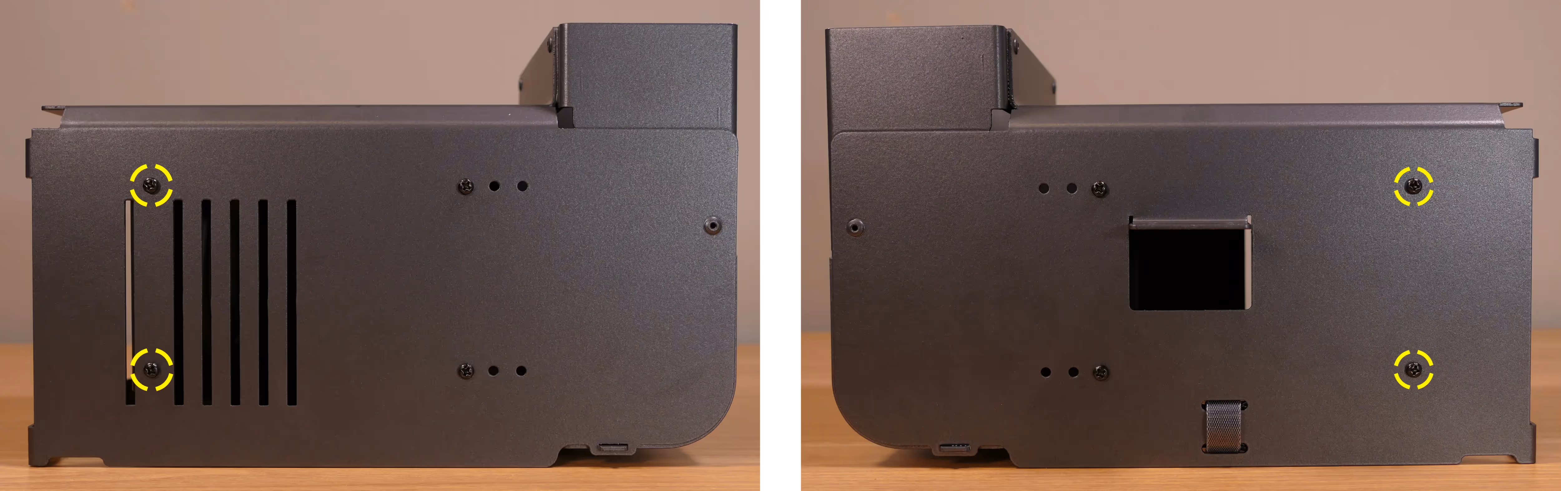 CPU duct back fan bracket