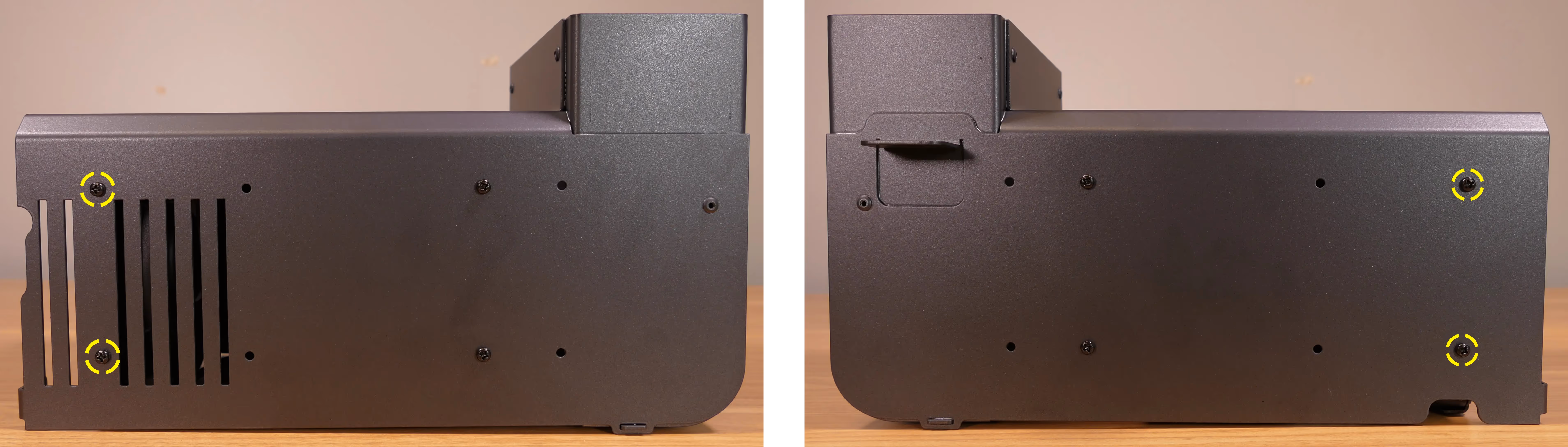 CPU duct back fan bracket