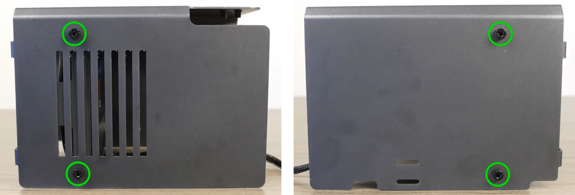 CPU duct fan bracket screws