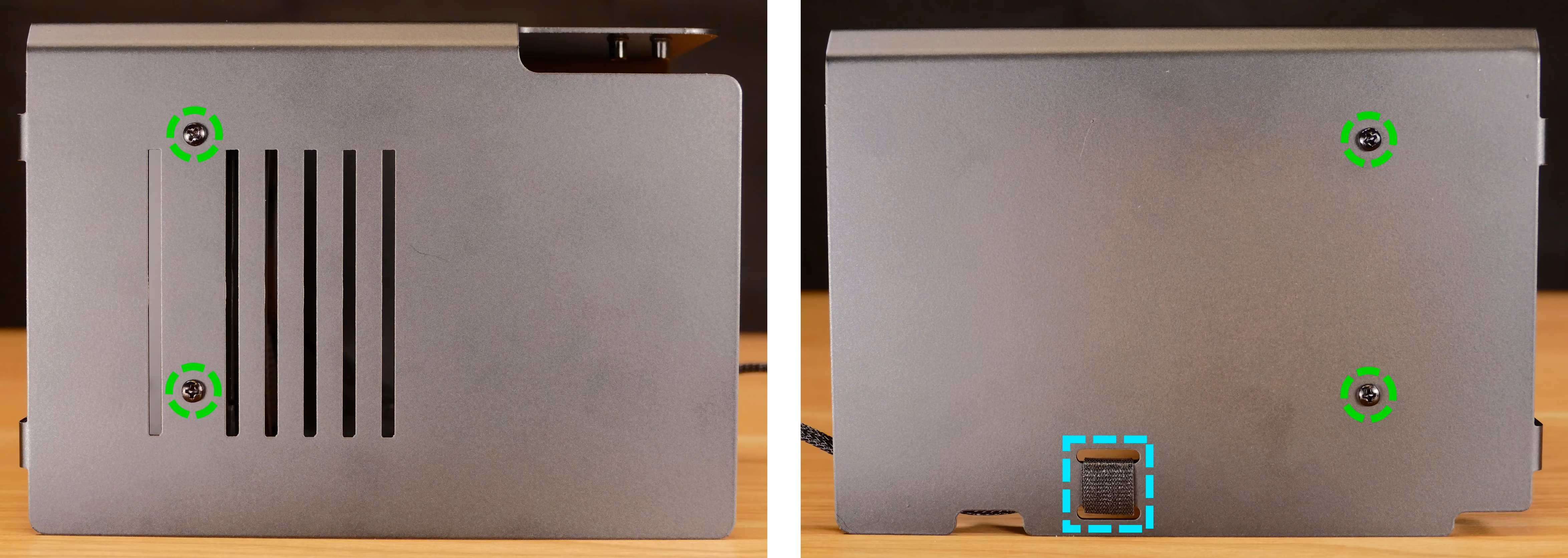 CPU duct fan bracket screws