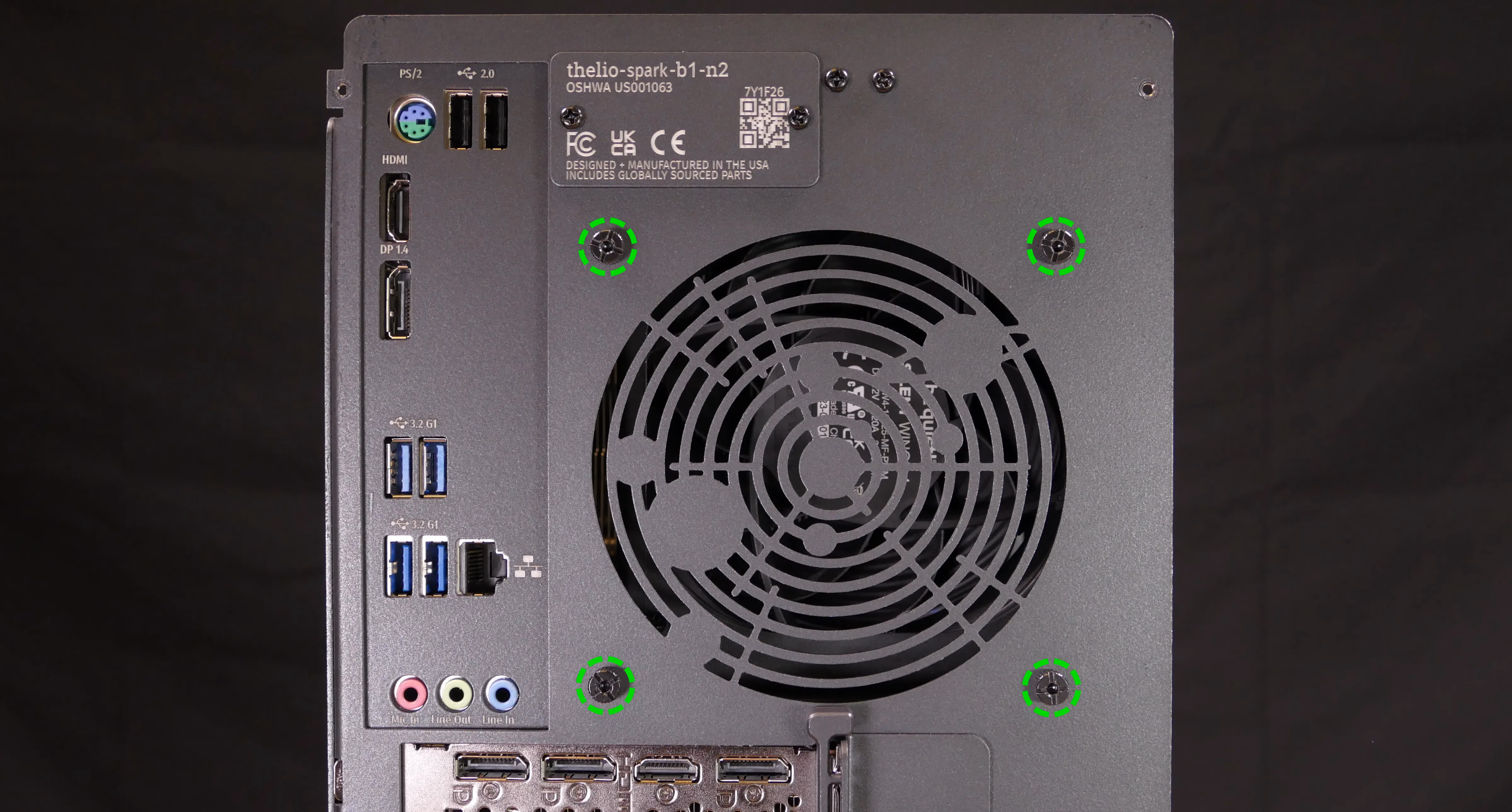 CPU duct thumbscrews (back)