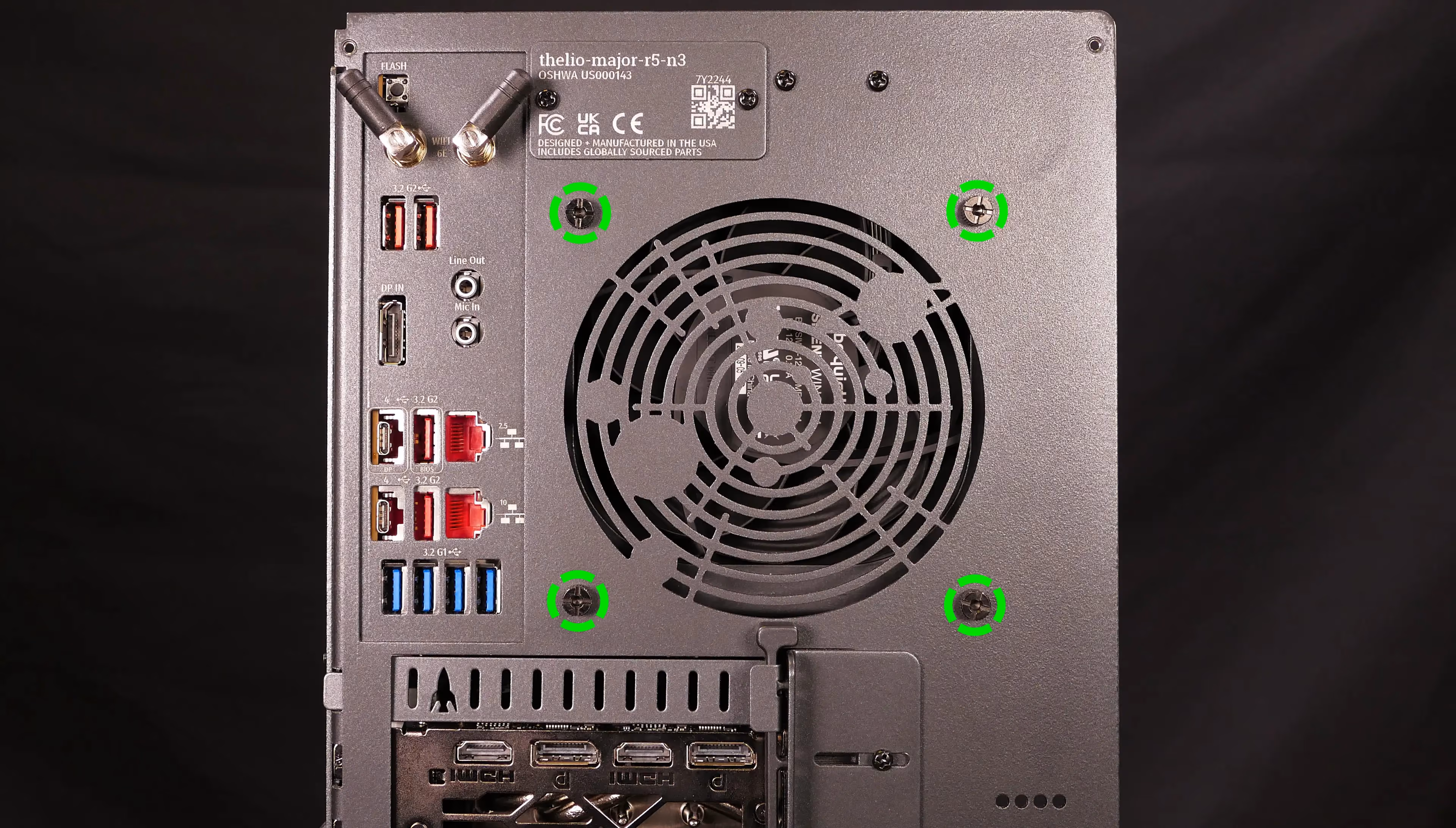 CPU duct thumbscrews (back)