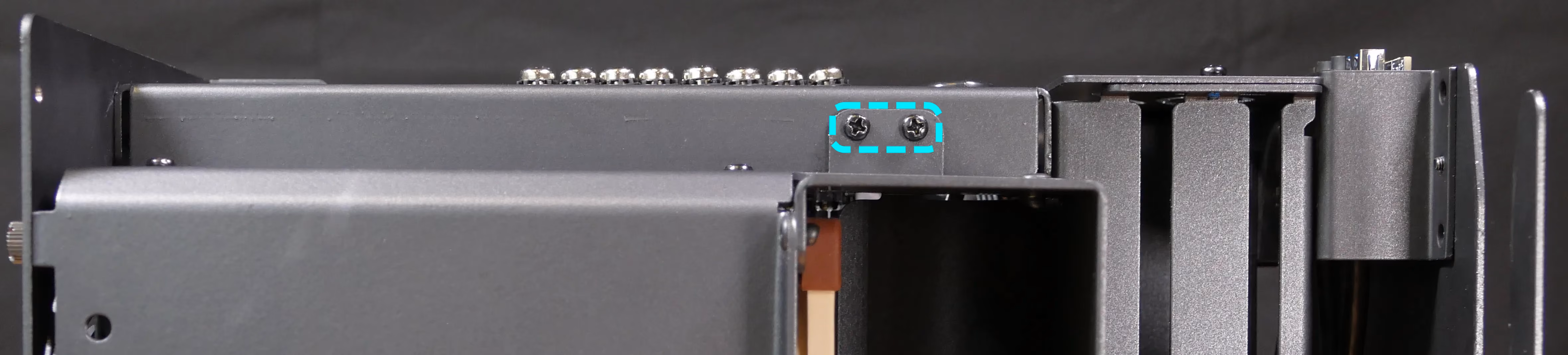CPU duct screws (top)