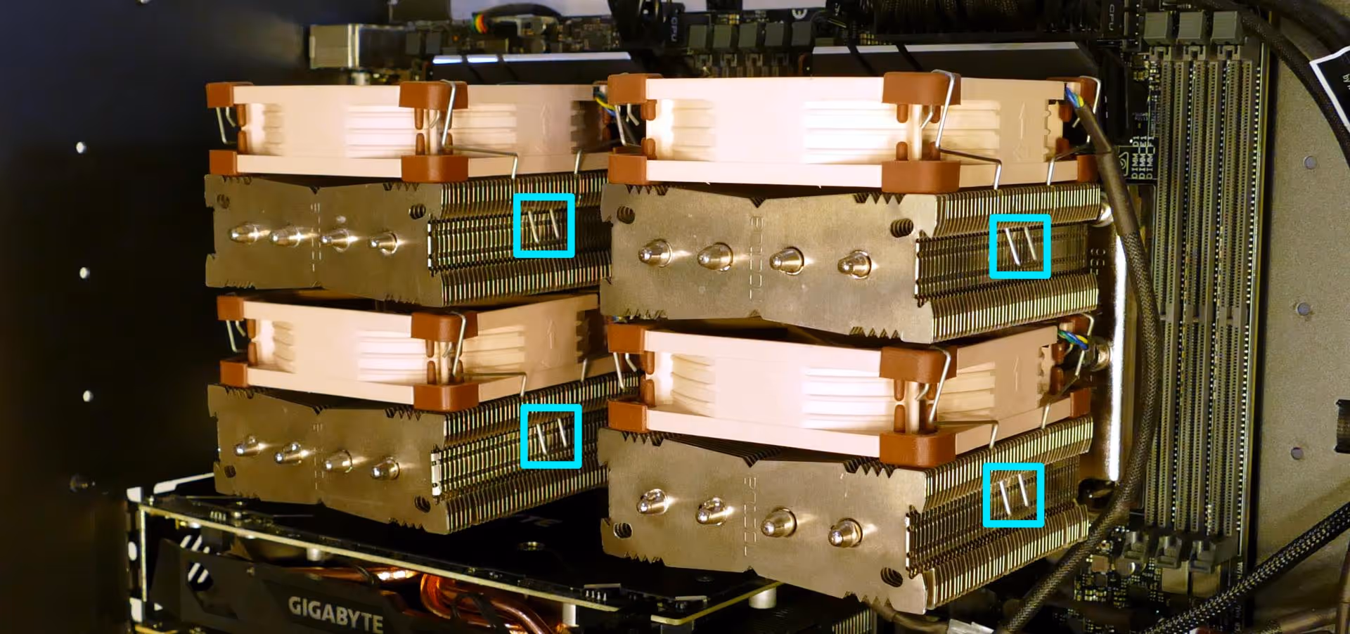 CPU fan clips