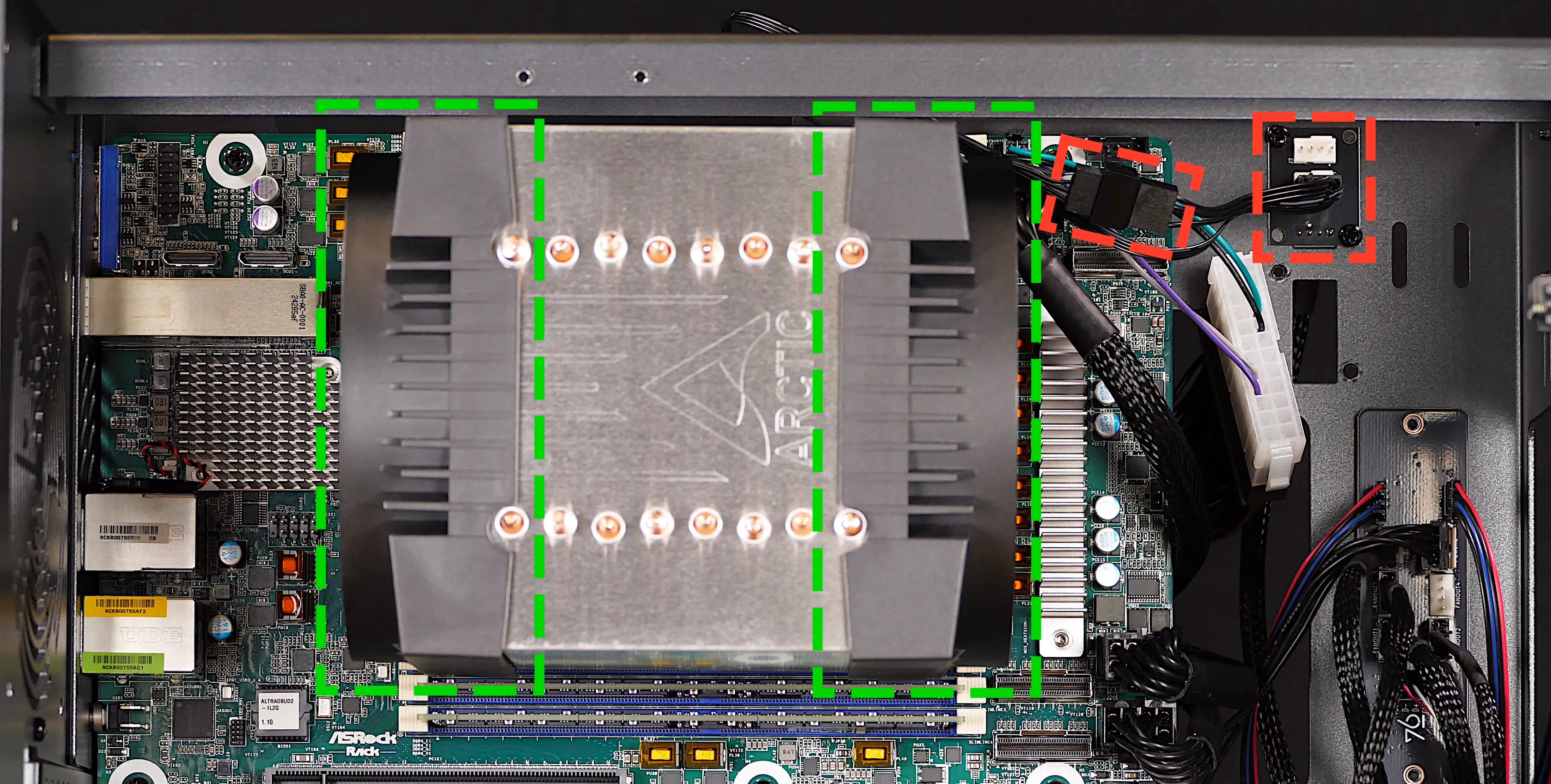 CPU heatsink fans & connectors