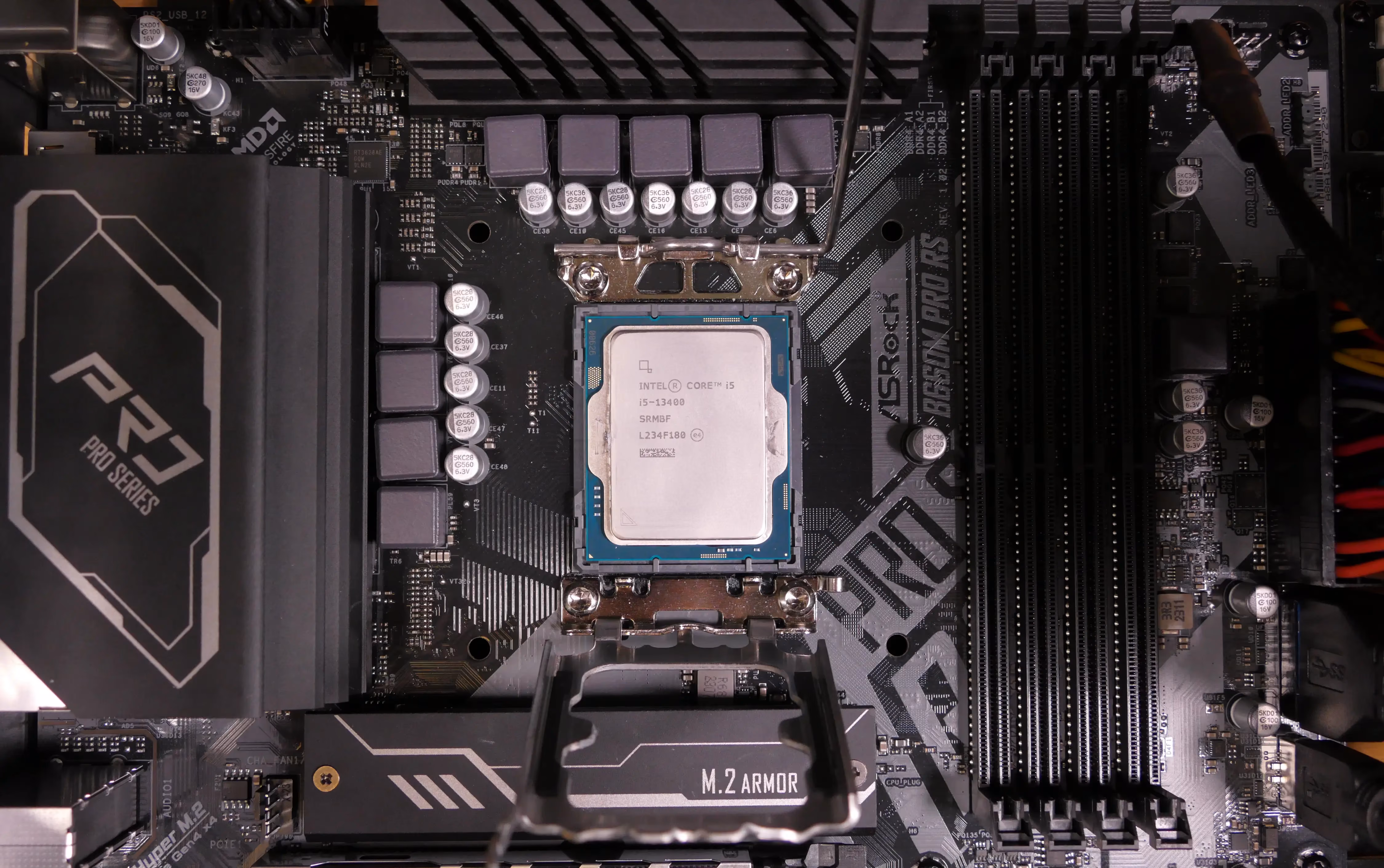 CPU holder raised