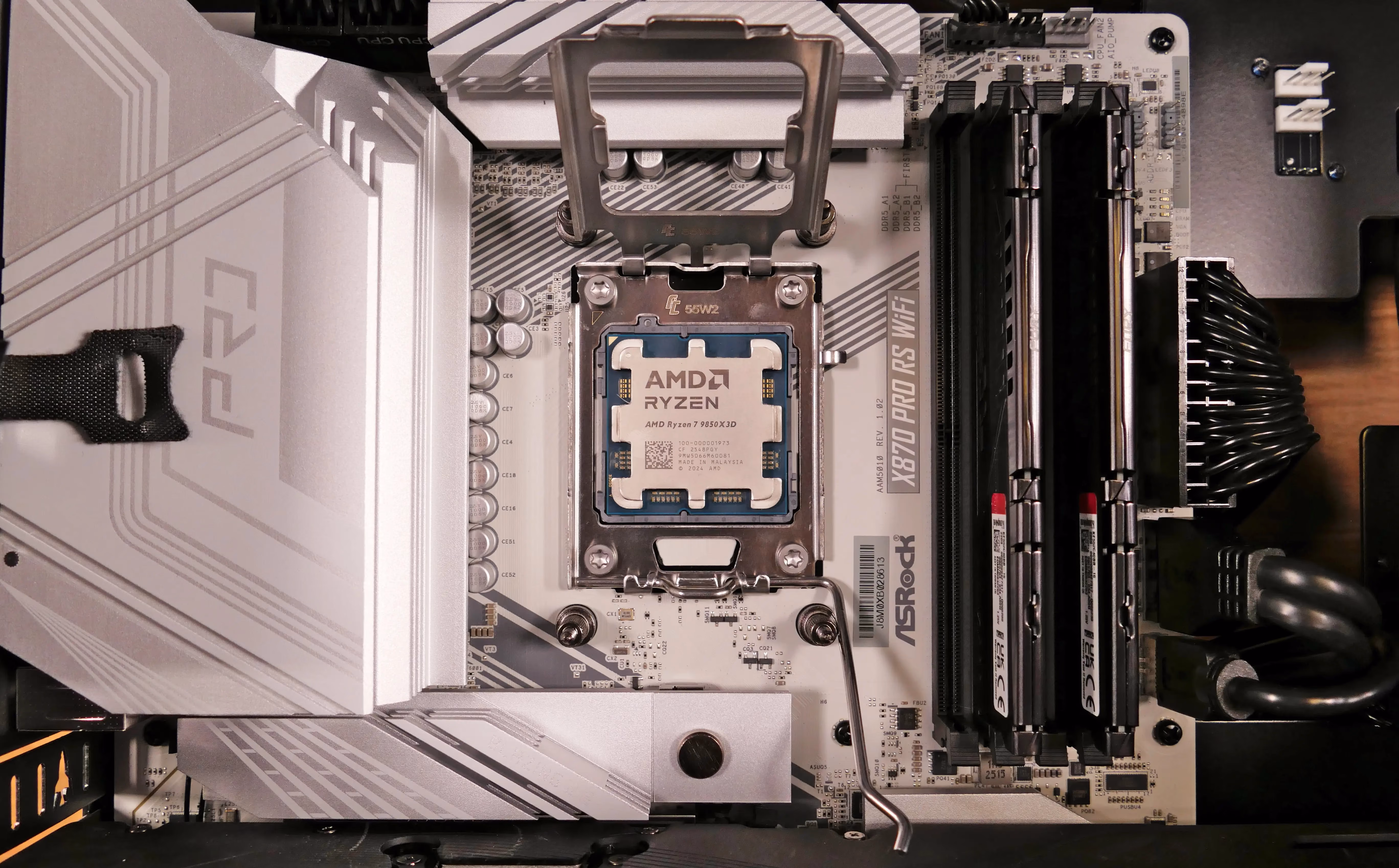 CPU holder raised