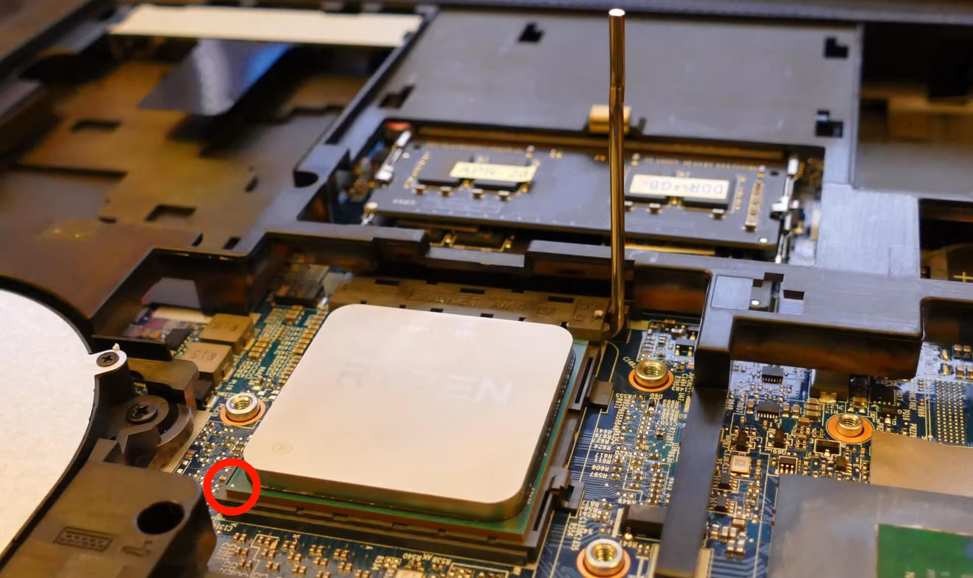 Raised CPU lever