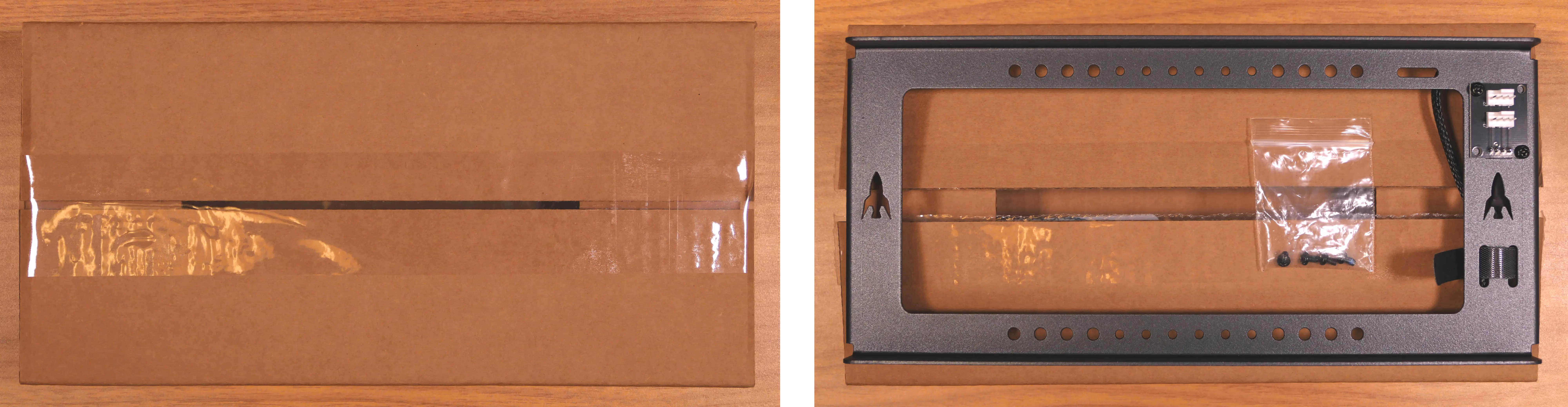 Side fan bracket unboxing