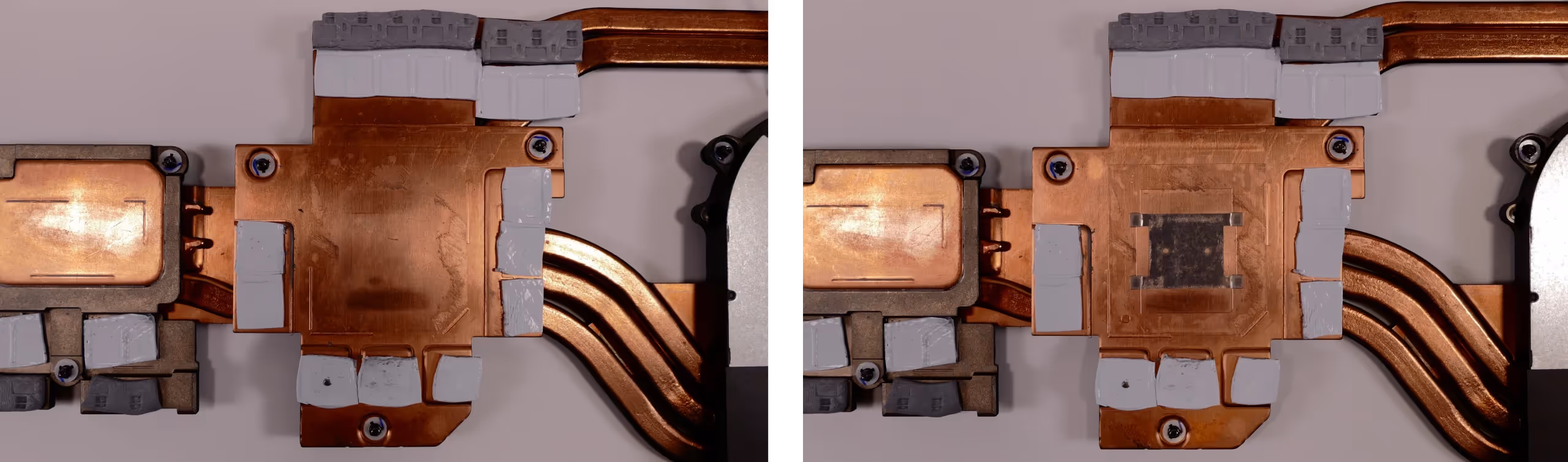 CPU heat-conductive metal application