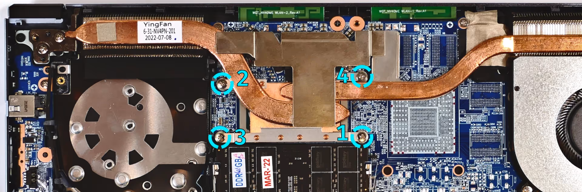 Heatsink screws