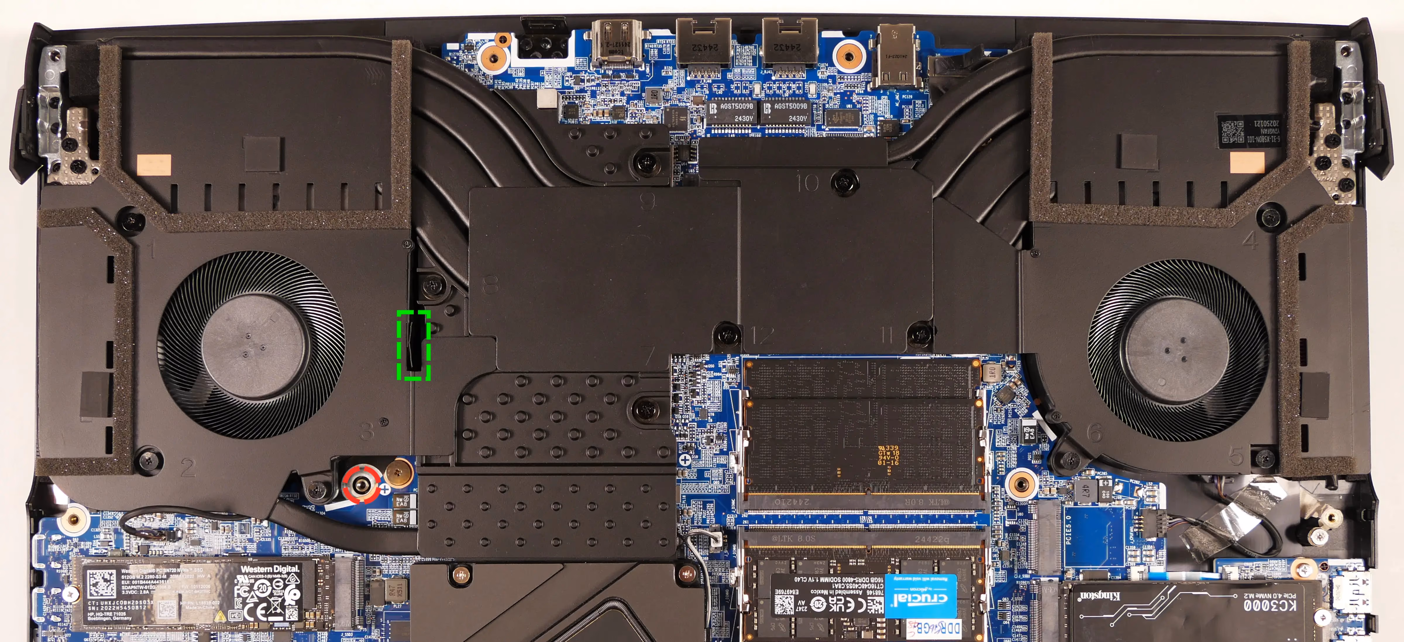 Keyboard adhesive & push point
