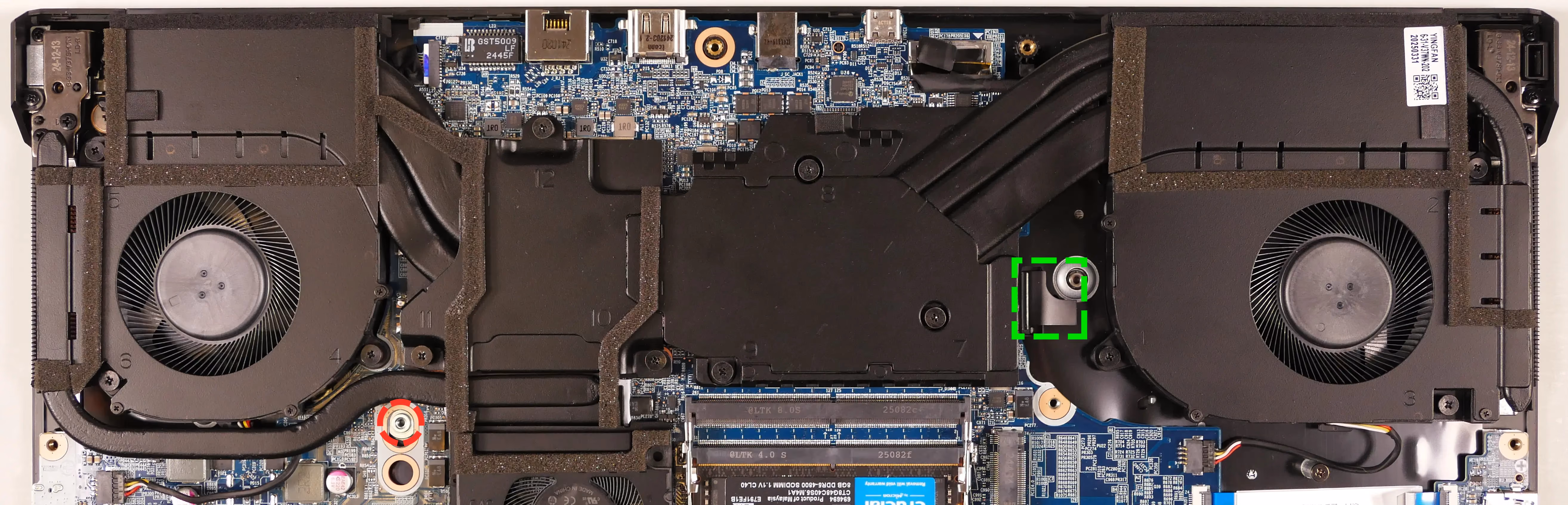 Keyboard adhesive access point & push point (17”)