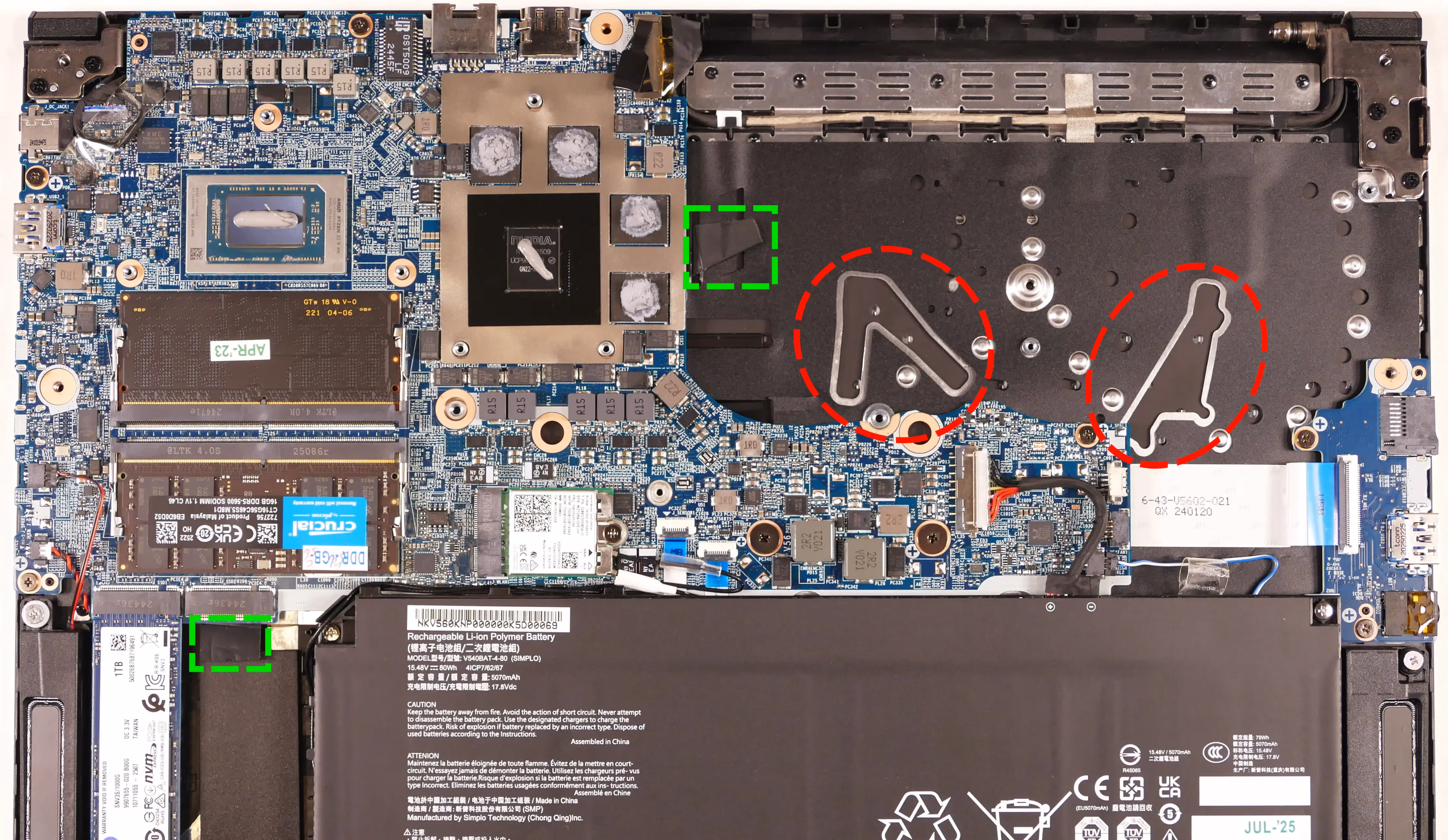 Keyboard adhesive access points & push point