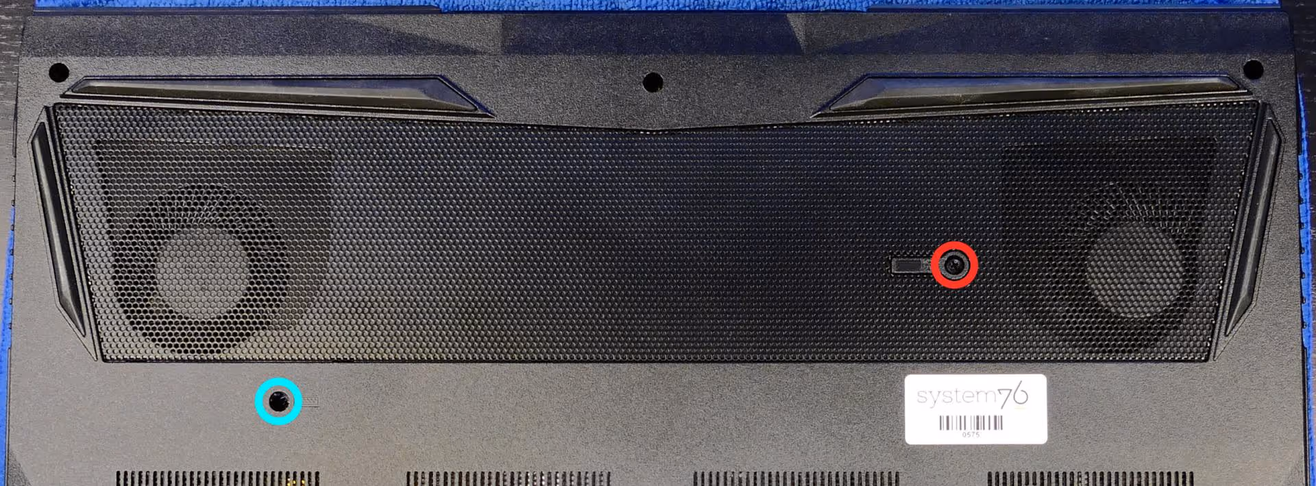 Keyboard screws