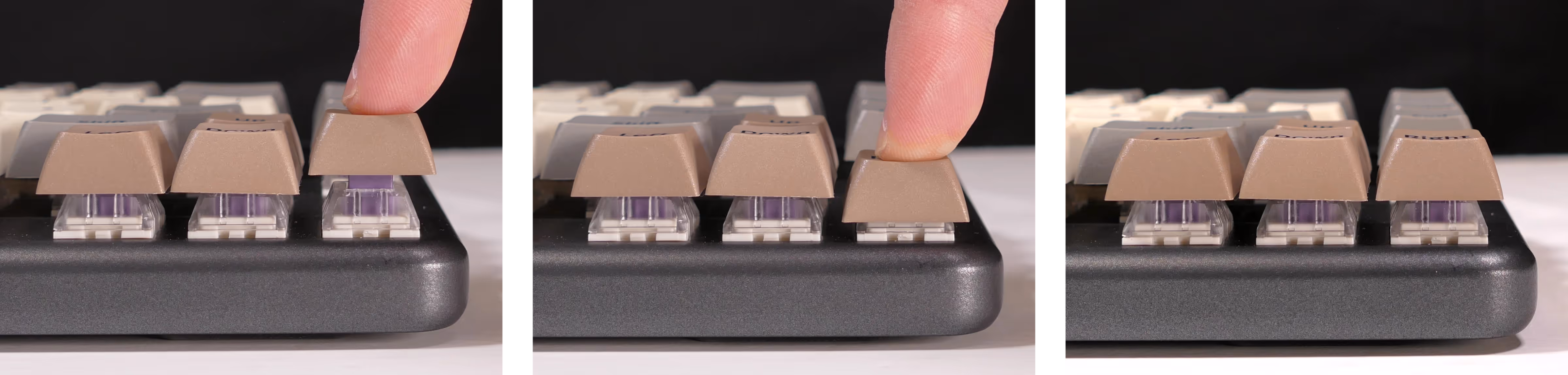Installing a keycap