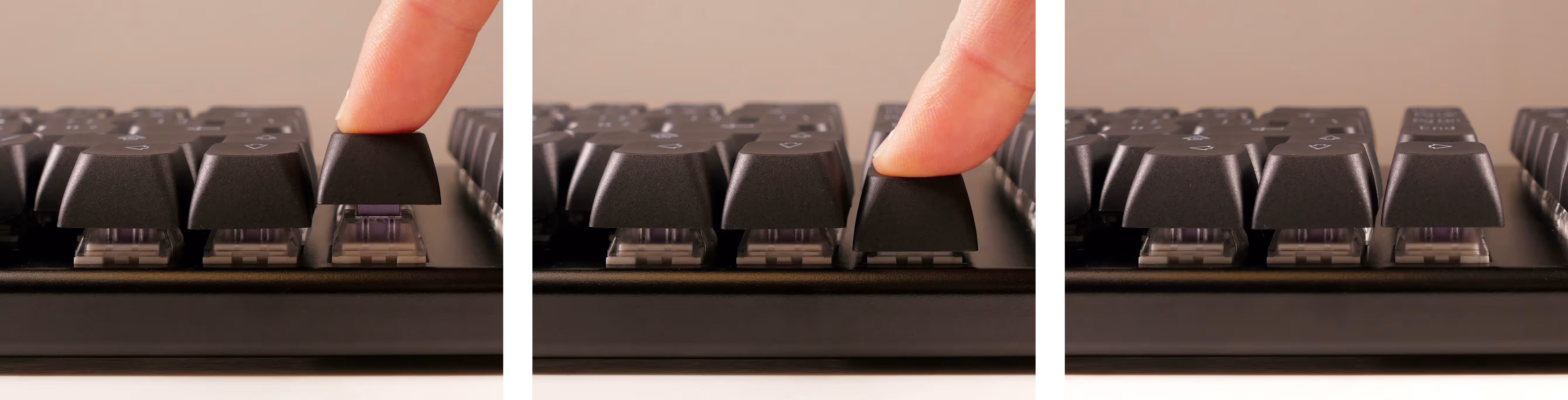 Installing a keycap