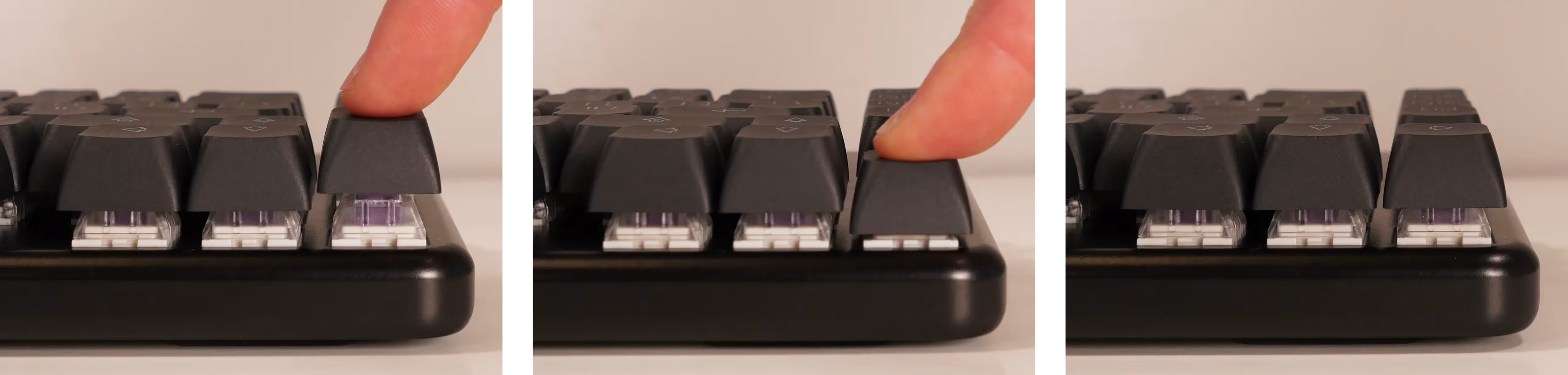 Installing a keycap