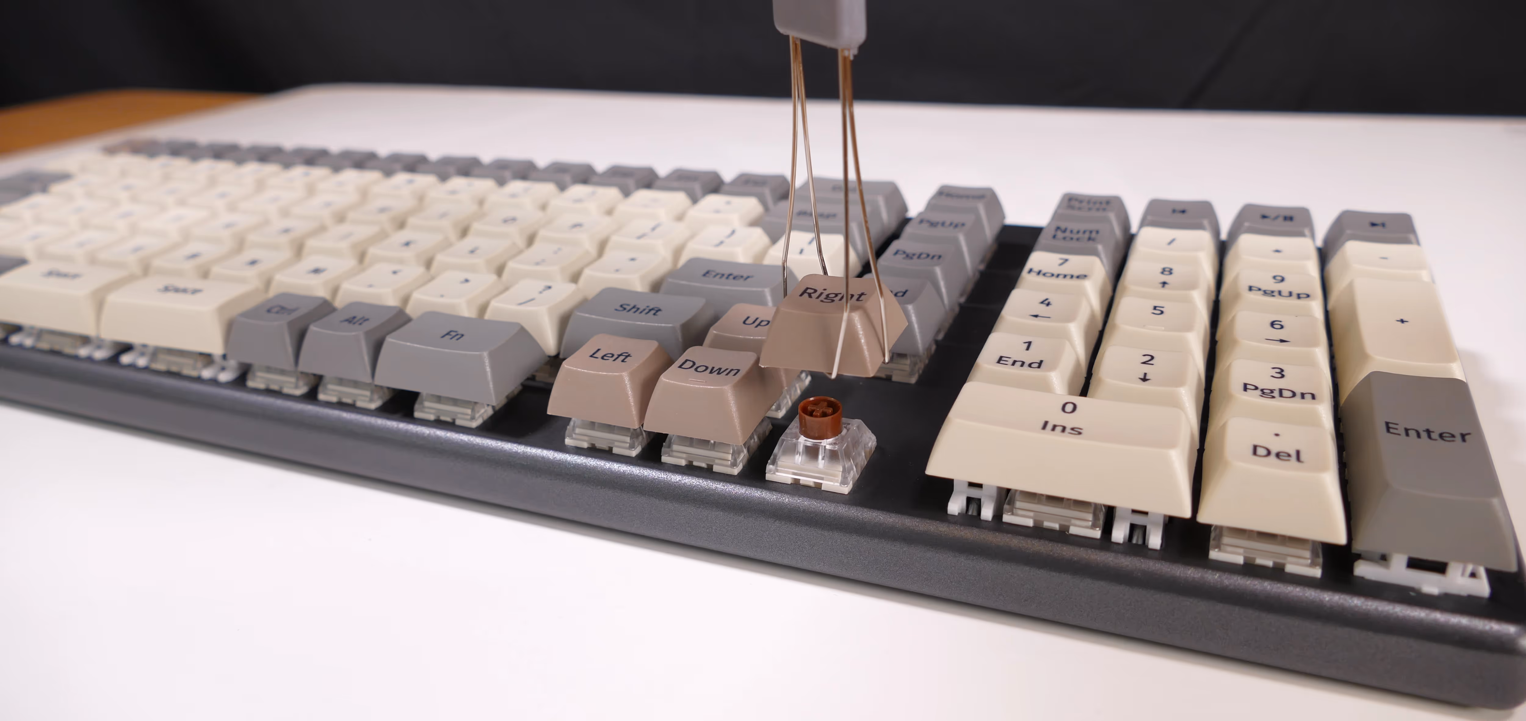 Removed keycap